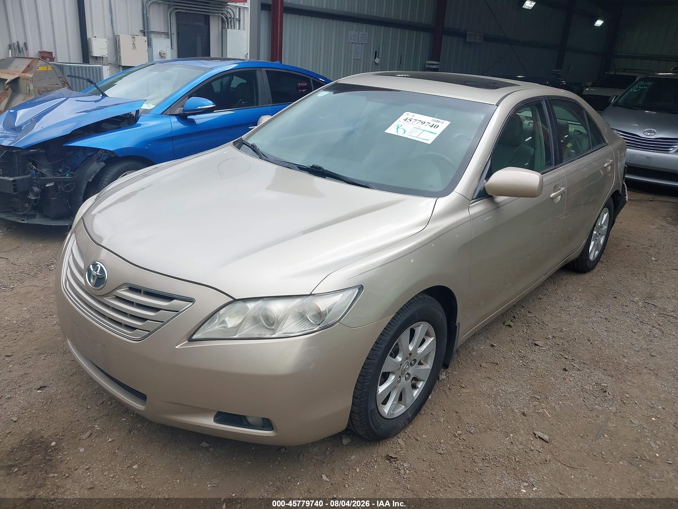 2008 Toyota Camry Xle Beige vin: 4T1BE46KX8U213063