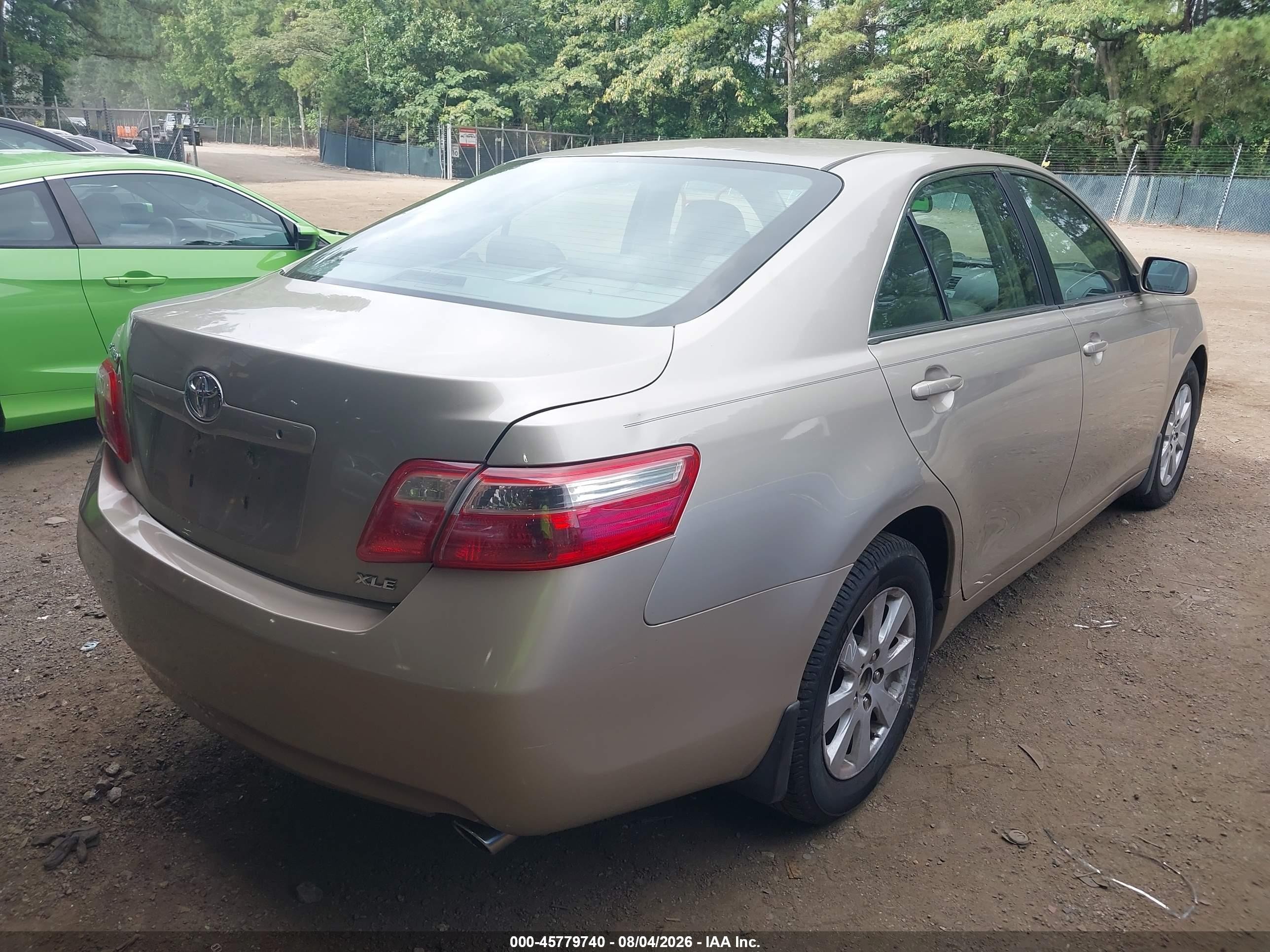 2008 Toyota Camry Xle Beige vin: 4T1BE46KX8U213063