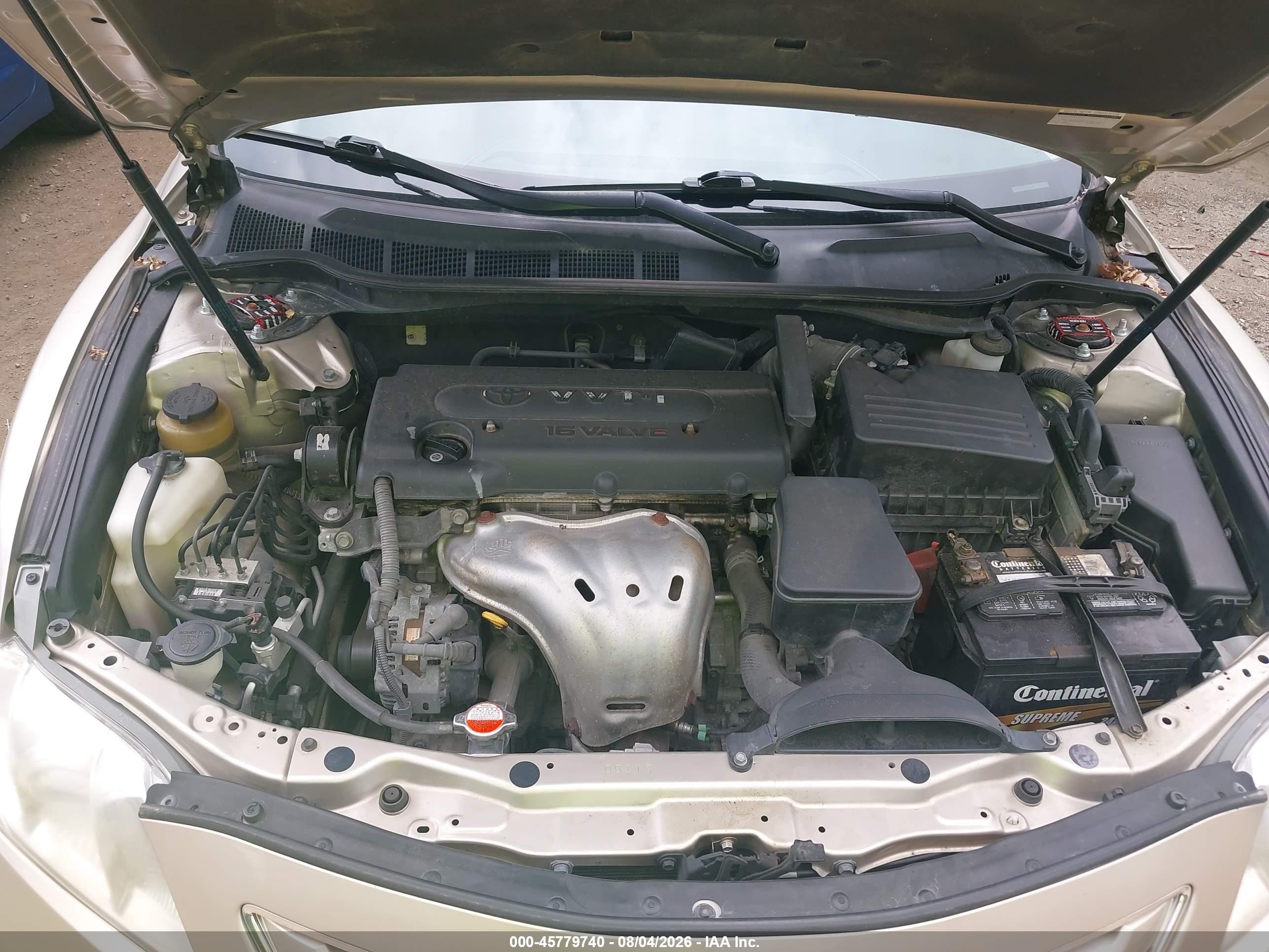 2008 Toyota Camry Xle Beige vin: 4T1BE46KX8U213063