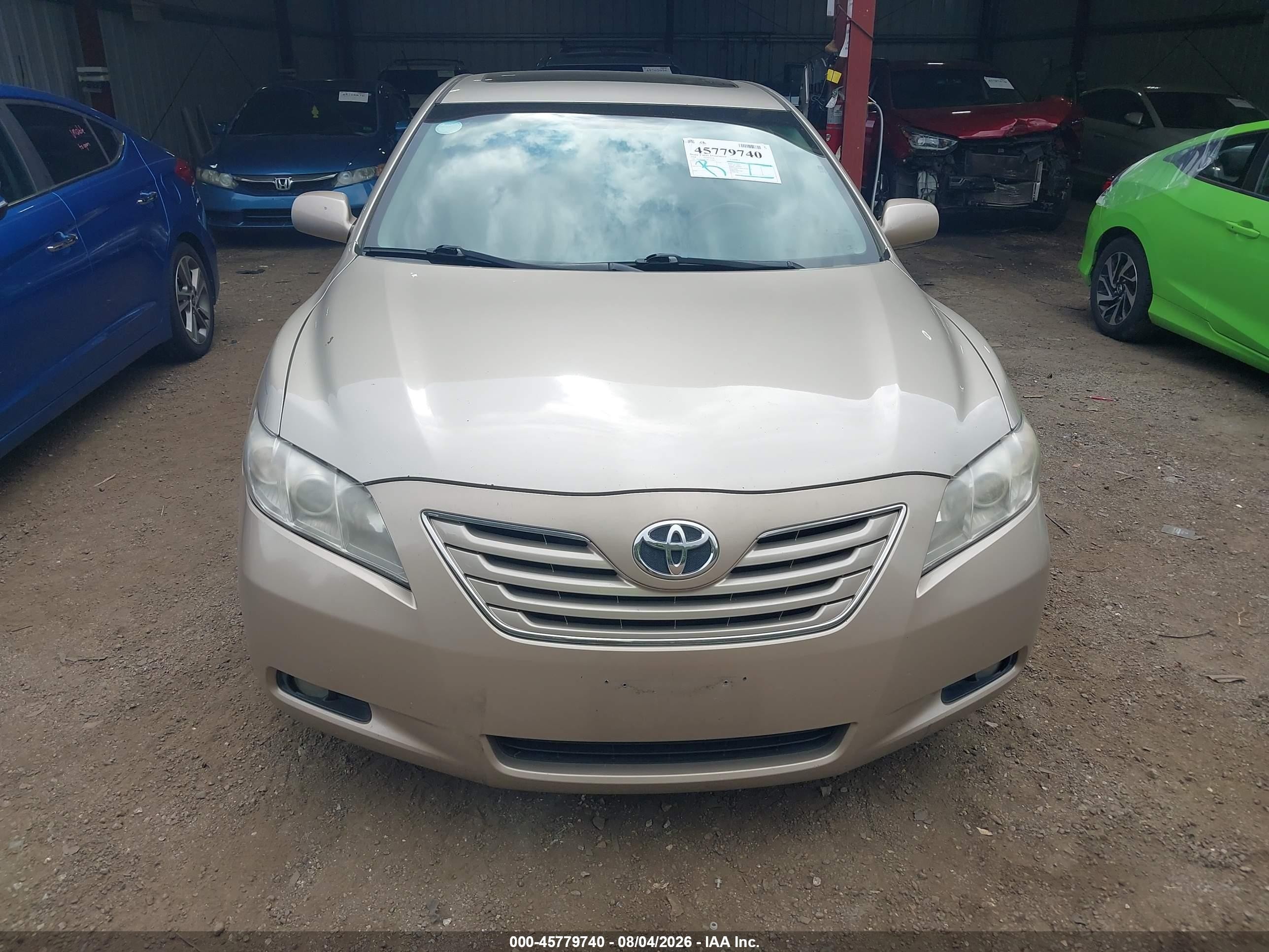 2008 Toyota Camry Xle Beige vin: 4T1BE46KX8U213063