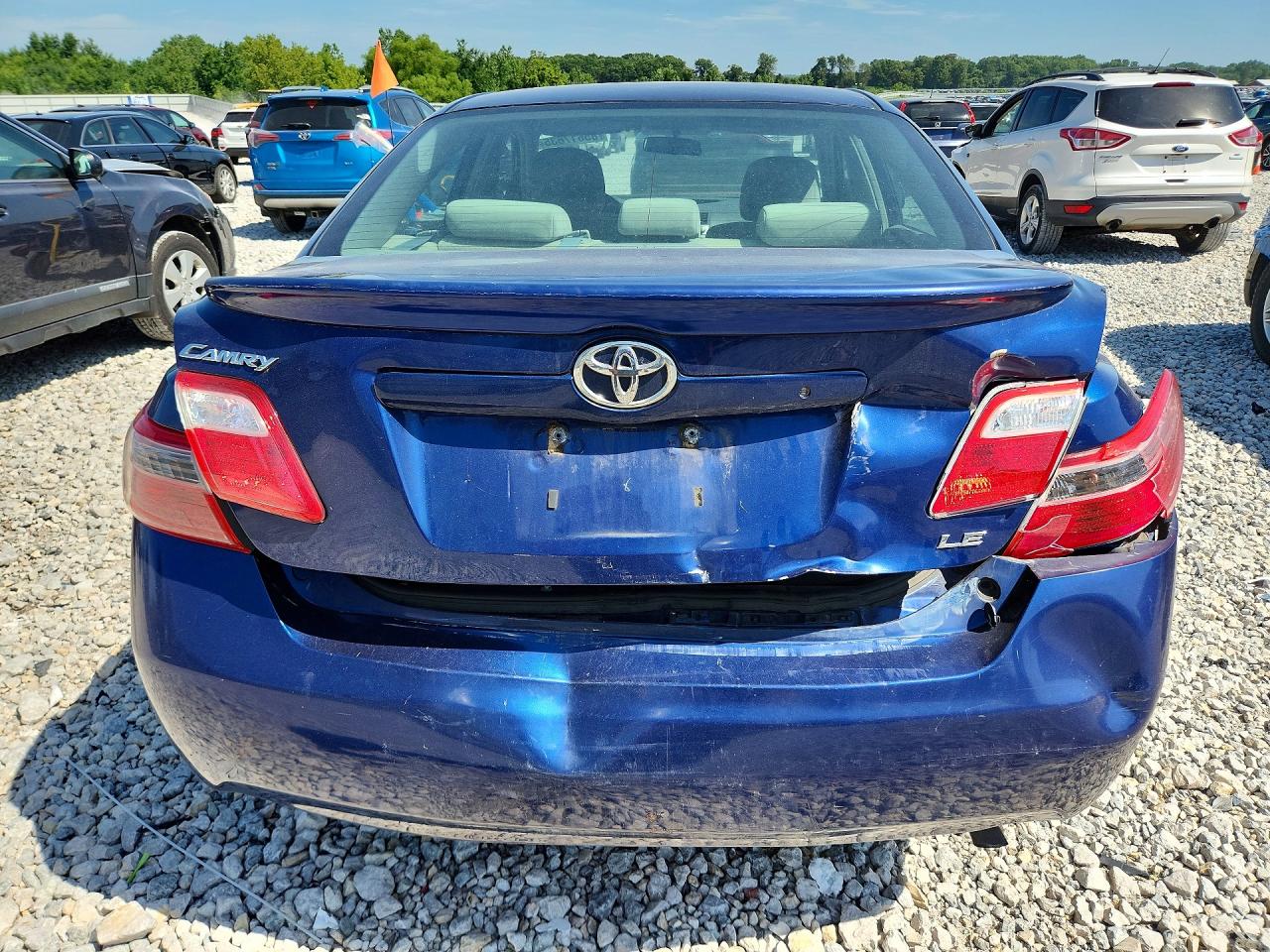 2008 Toyota Camry Le Blue vin: 4T1BE46KX8U221650