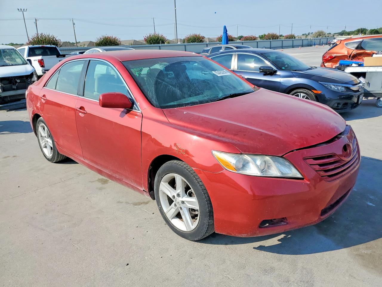 2008 Toyota Camry Le Бордовый vin: 4T1BE46KX8U224855