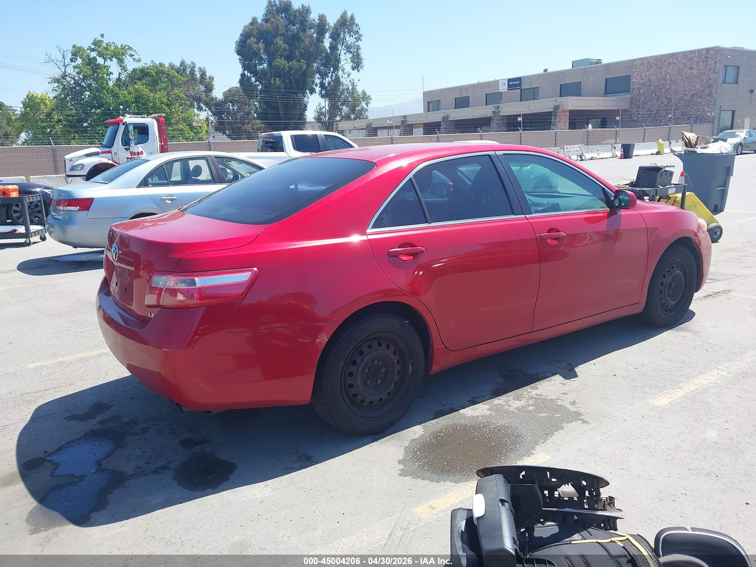 2008 Toyota Camry Le/se/xle Red vin: 4T1BE46KX8U225925