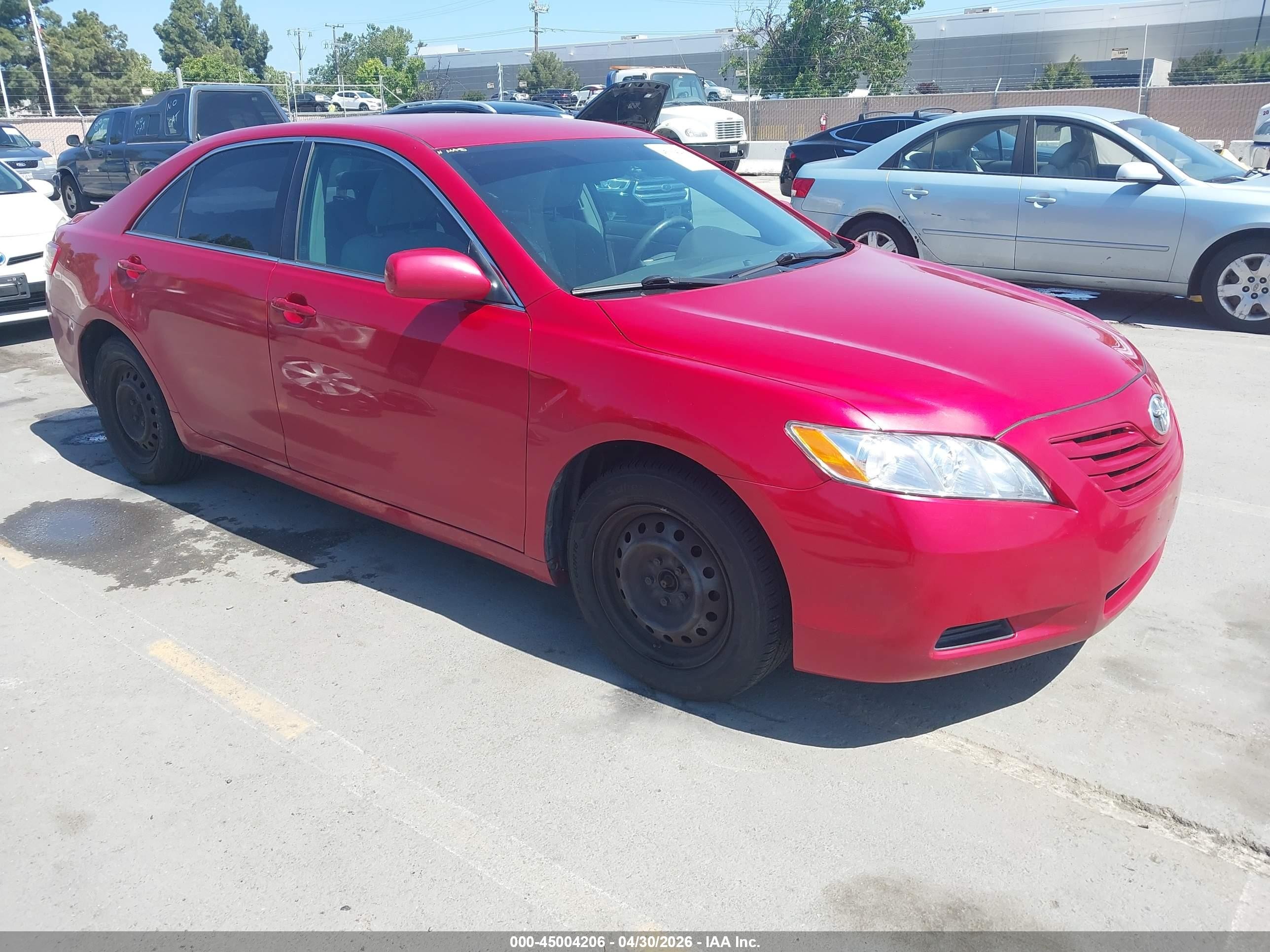 2008 Toyota Camry Le/se/xle Red vin: 4T1BE46KX8U225925