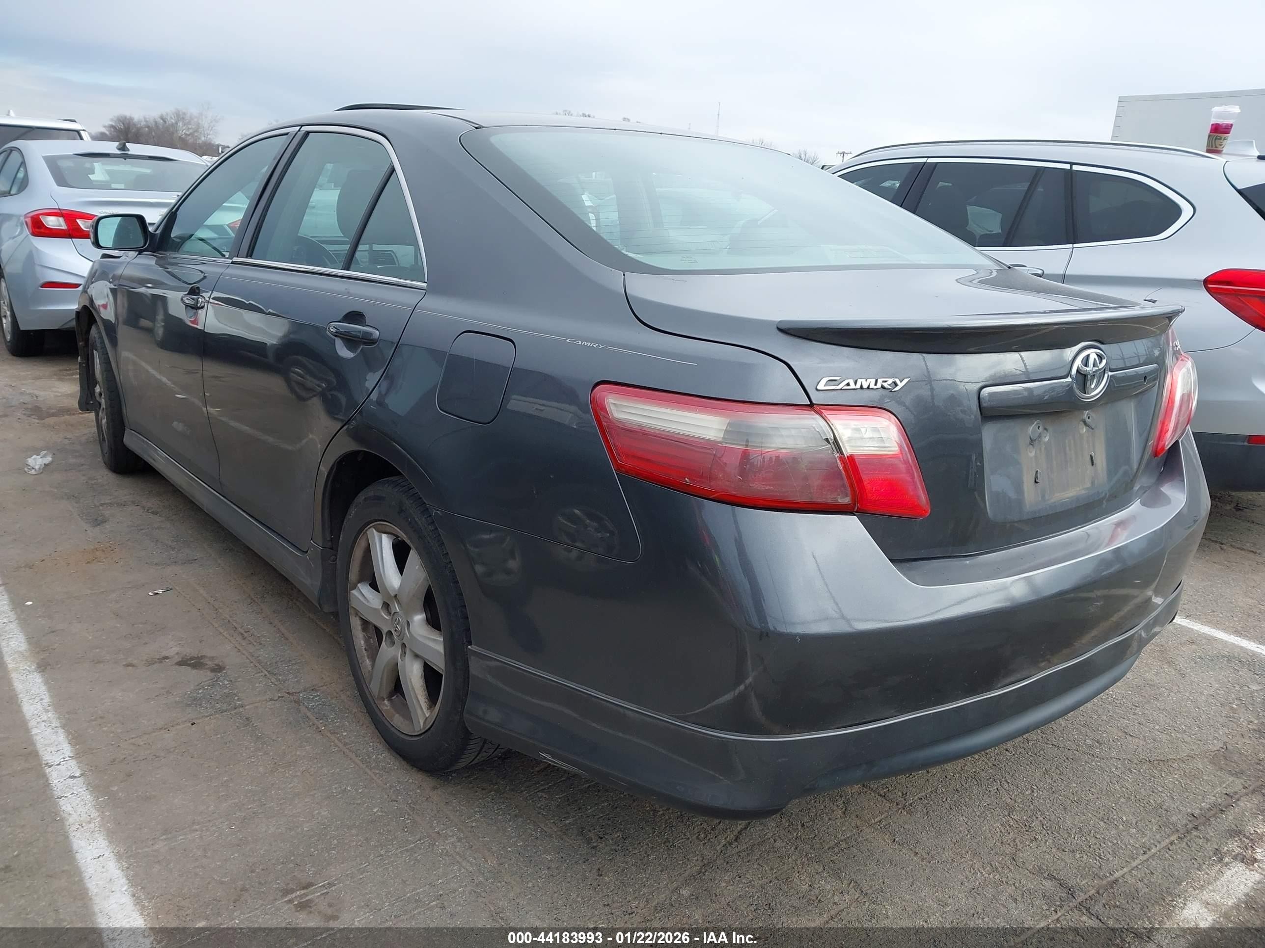 2008 Toyota Camry Se Gray vin: 4T1BE46KX8U237430