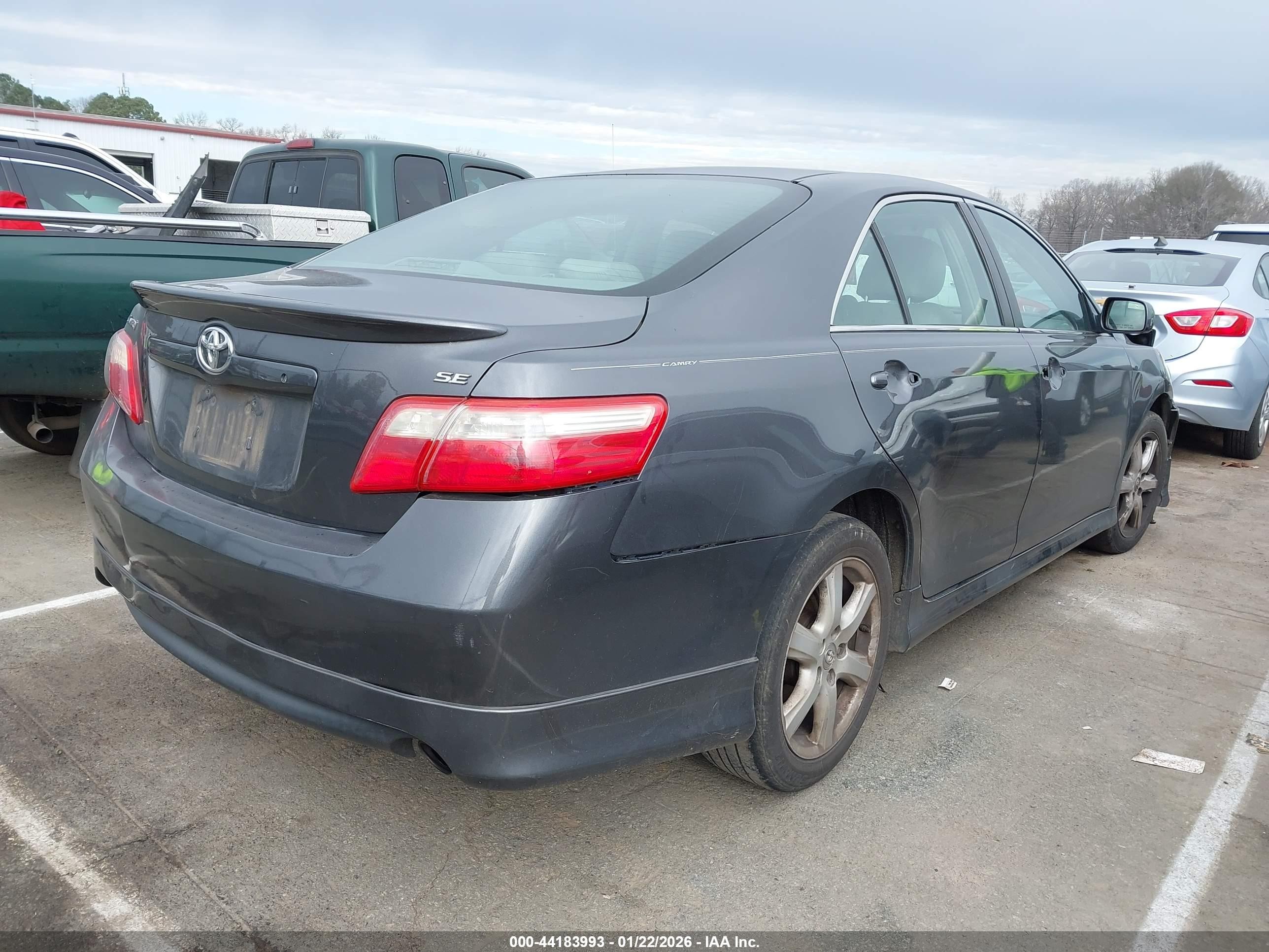 2008 Toyota Camry Se Gray vin: 4T1BE46KX8U237430