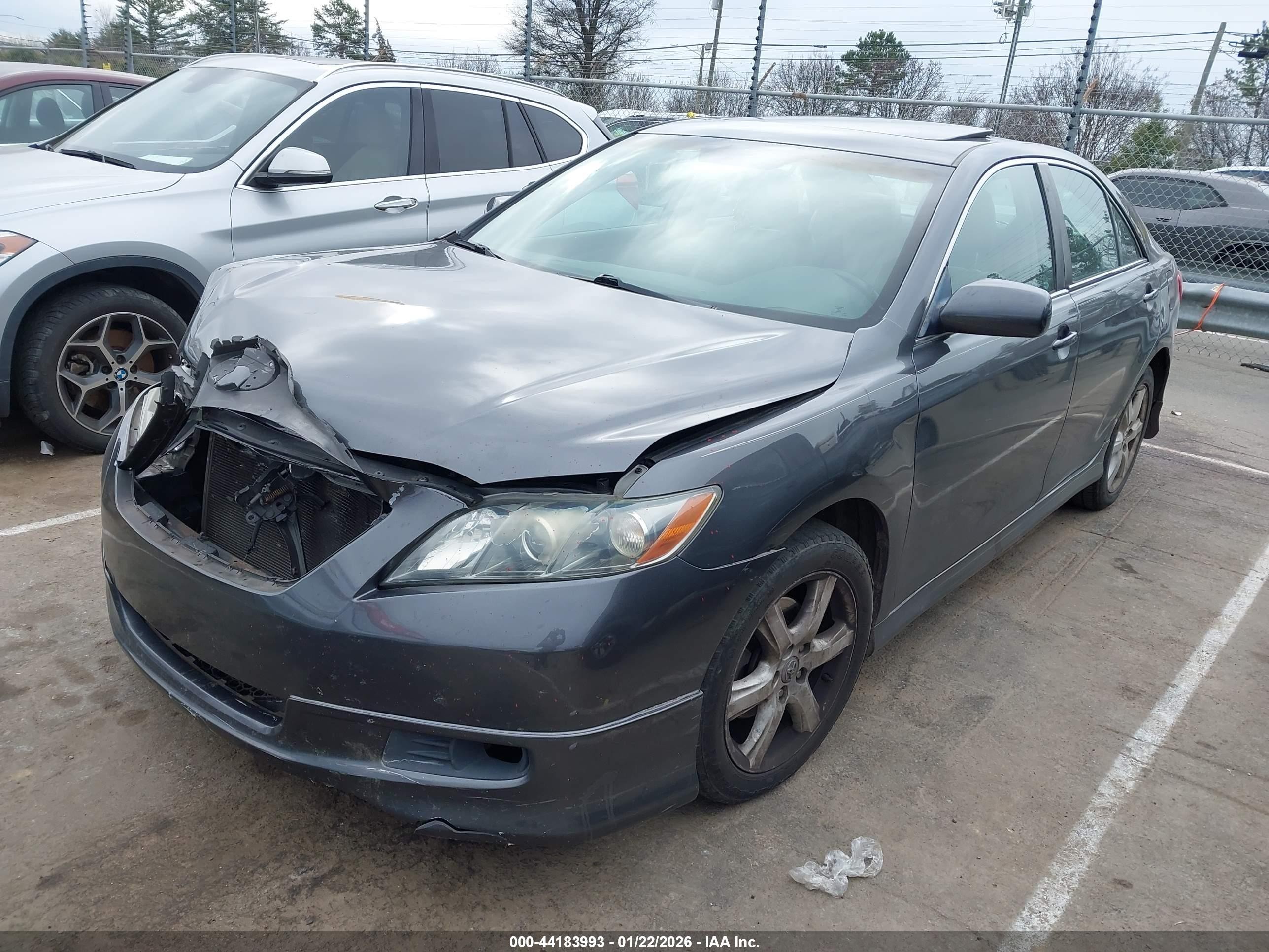 2008 Toyota Camry Se Gray vin: 4T1BE46KX8U237430