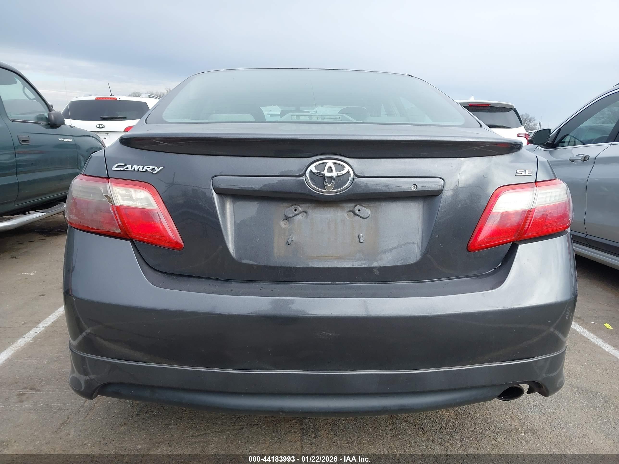 2008 Toyota Camry Se Gray vin: 4T1BE46KX8U237430