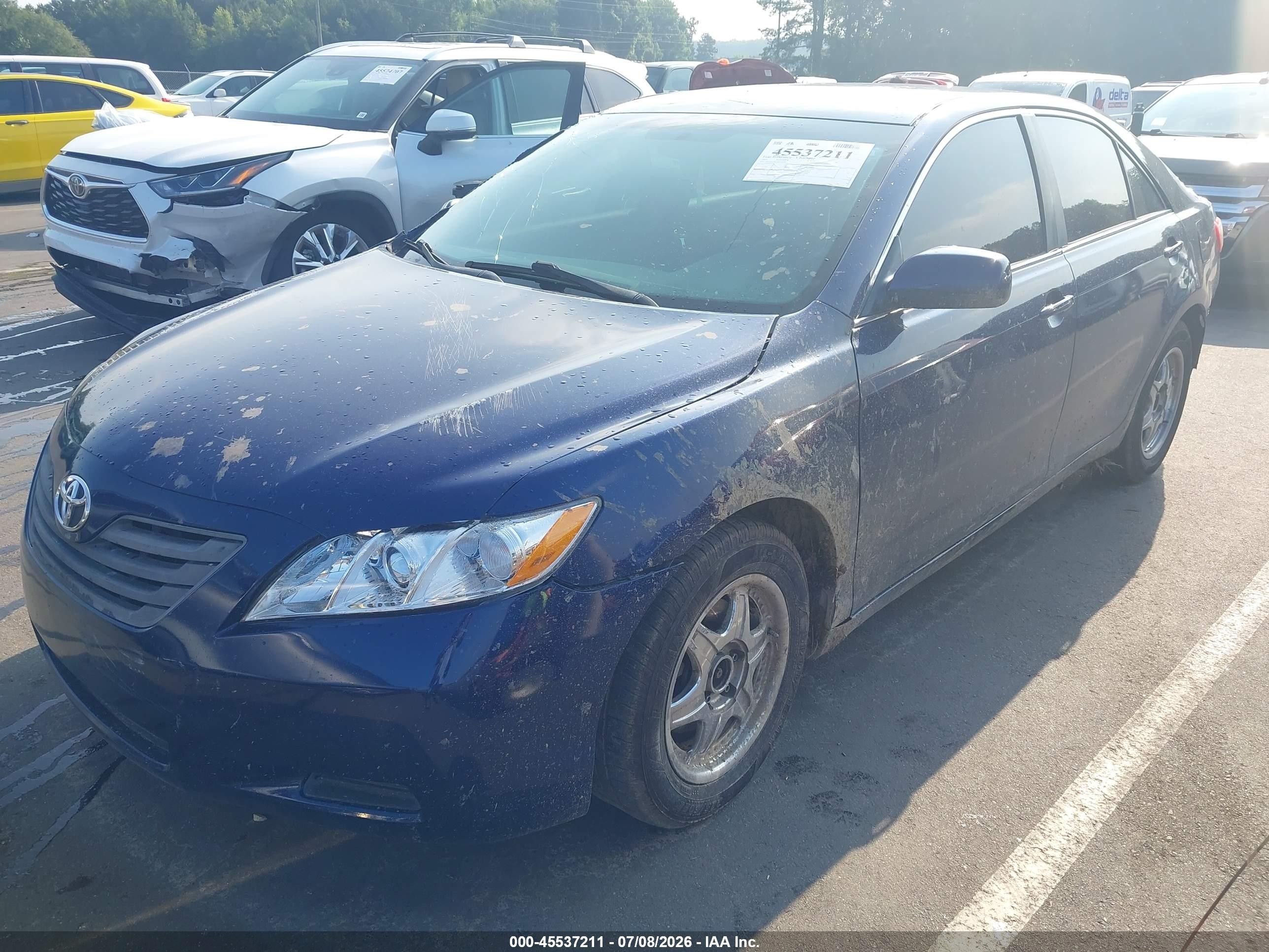 2008 Toyota Camry   Blue vin: 4T1BE46KX8U242997
