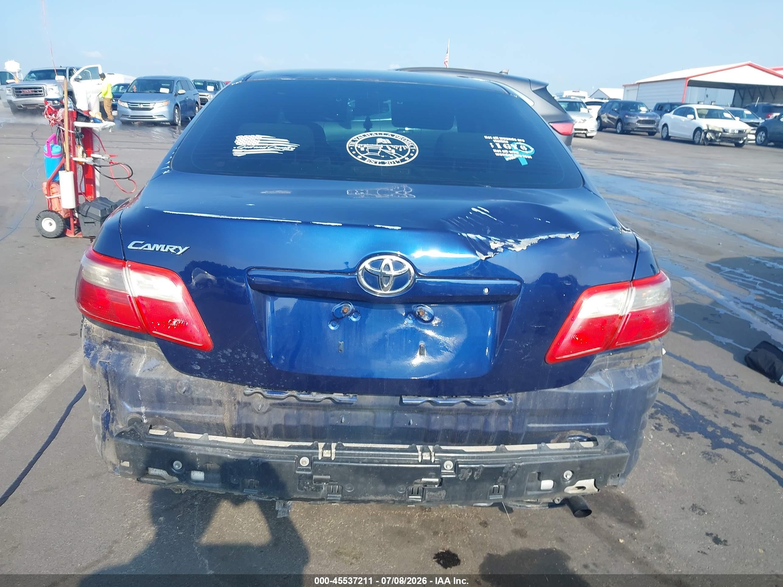 2008 Toyota Camry   Blue vin: 4T1BE46KX8U242997