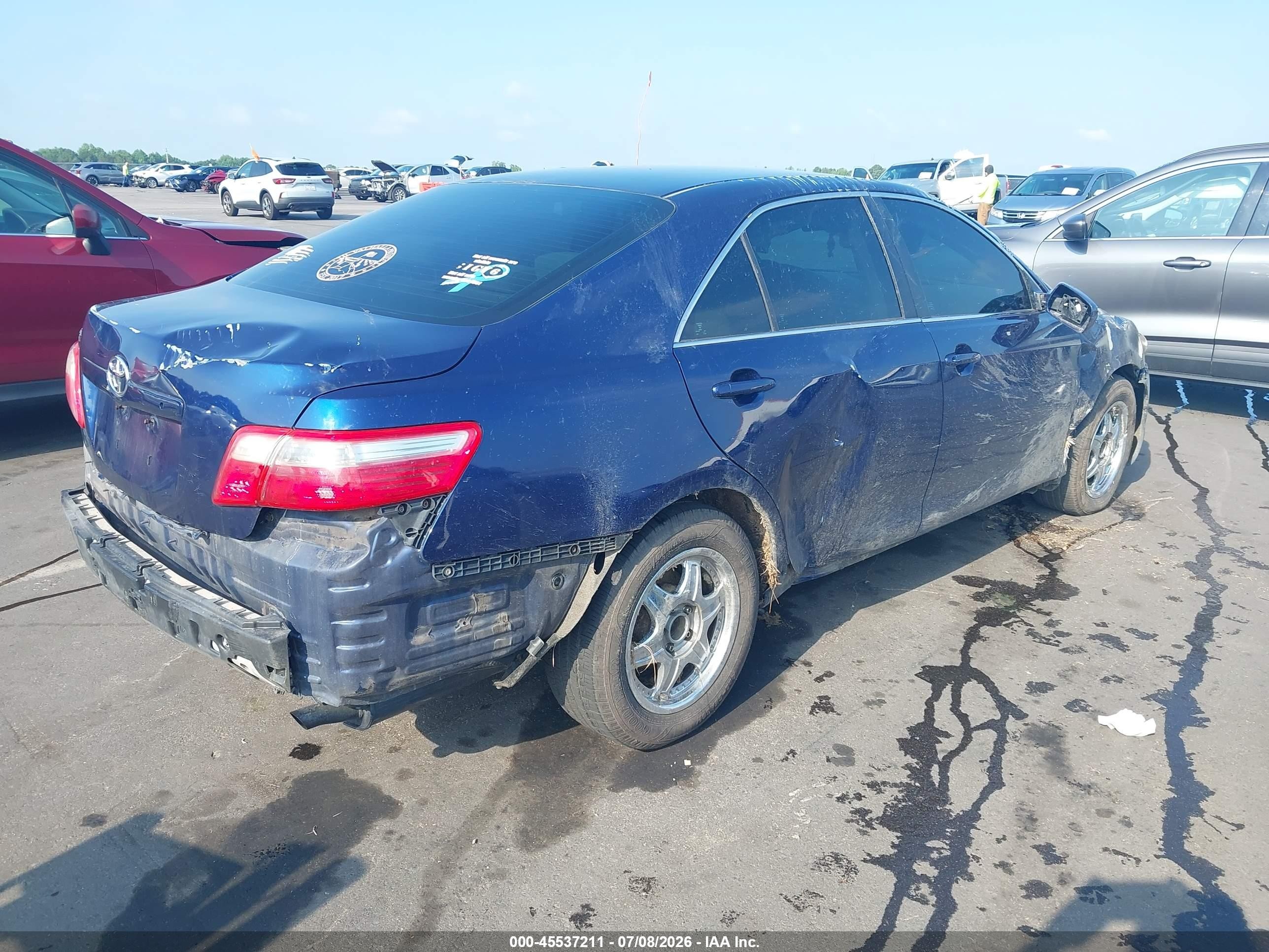 2008 Toyota Camry   Blue vin: 4T1BE46KX8U242997