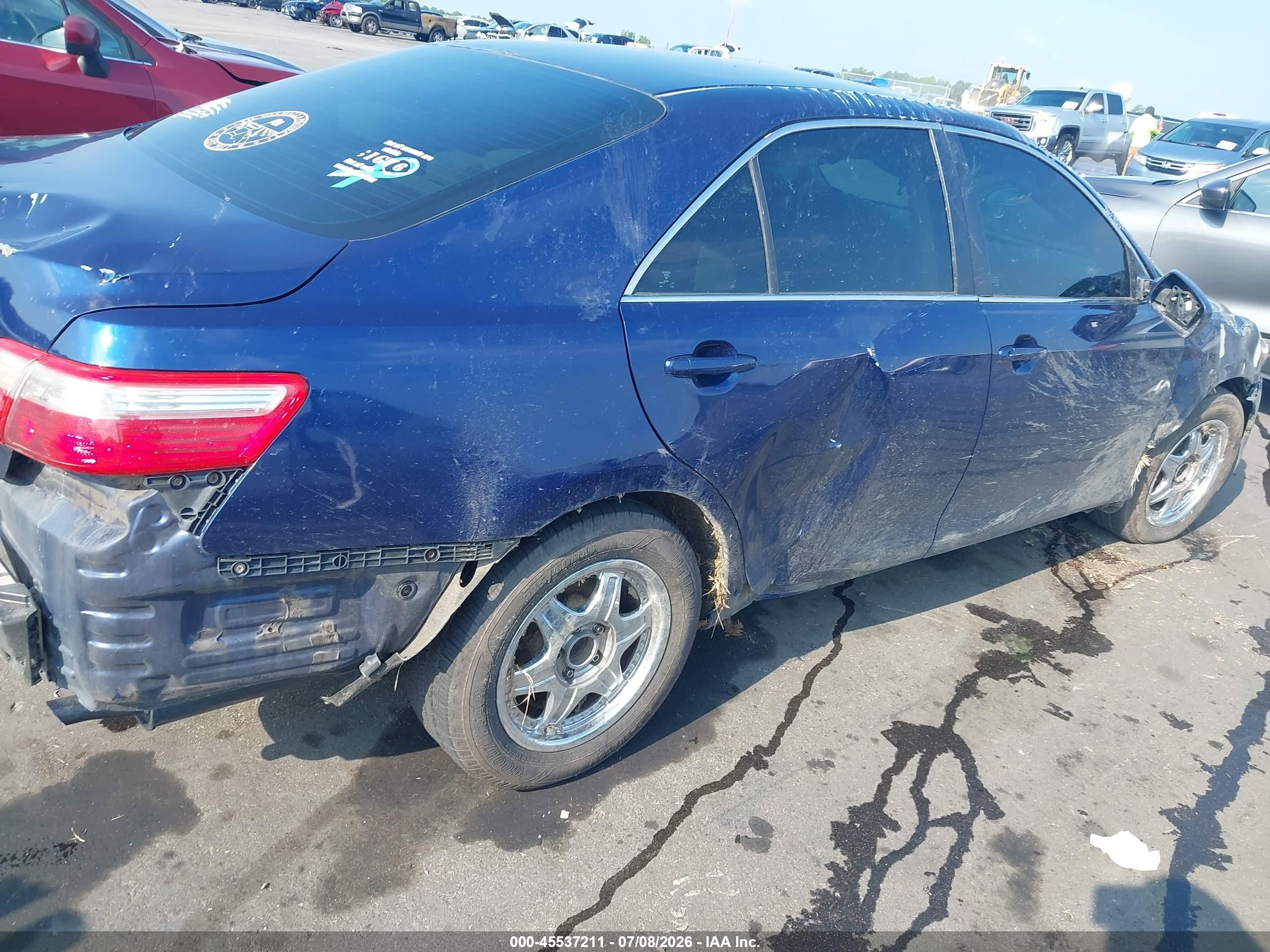 2008 Toyota Camry   Blue vin: 4T1BE46KX8U242997