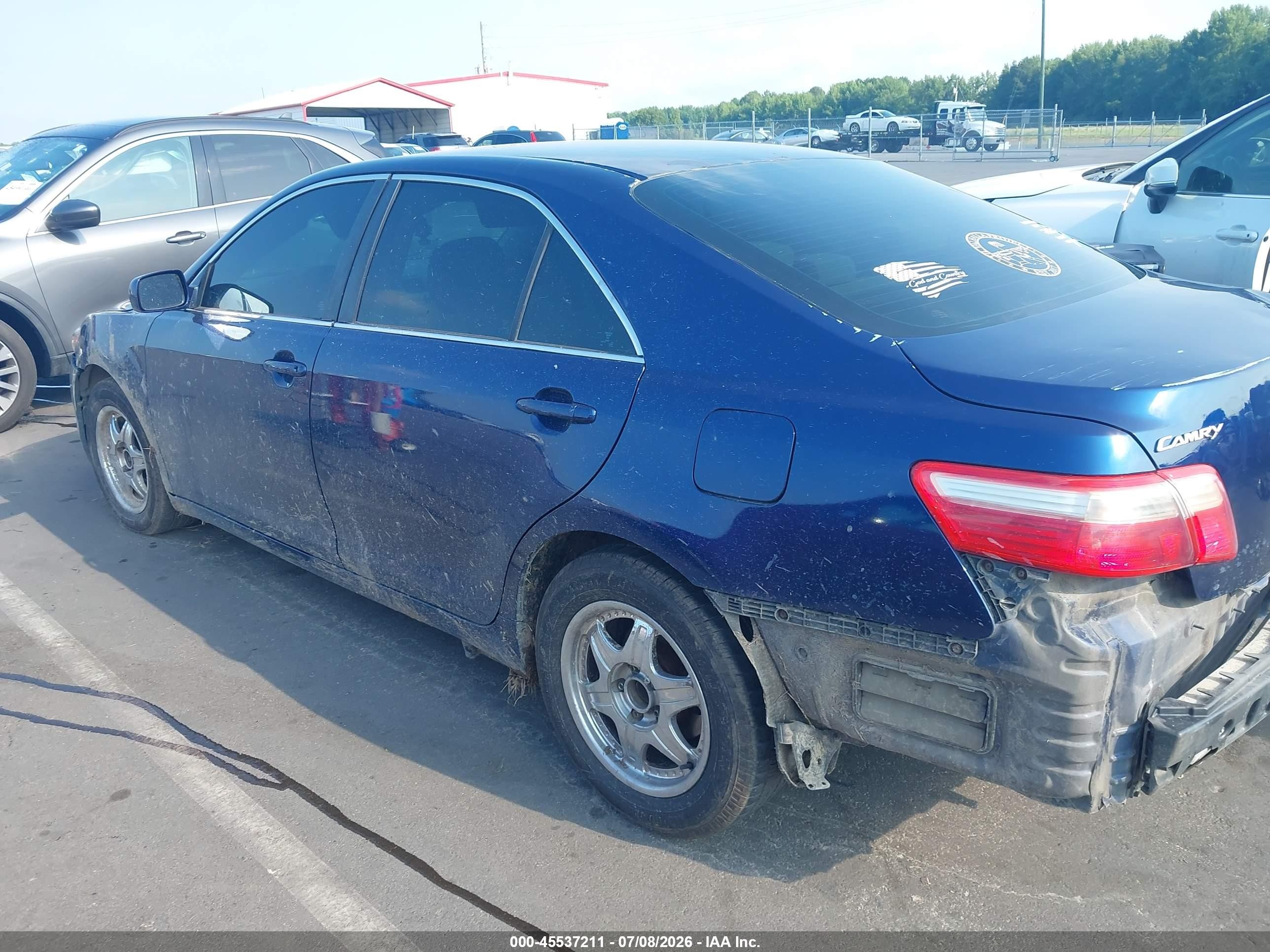 2008 Toyota Camry   Blue vin: 4T1BE46KX8U242997