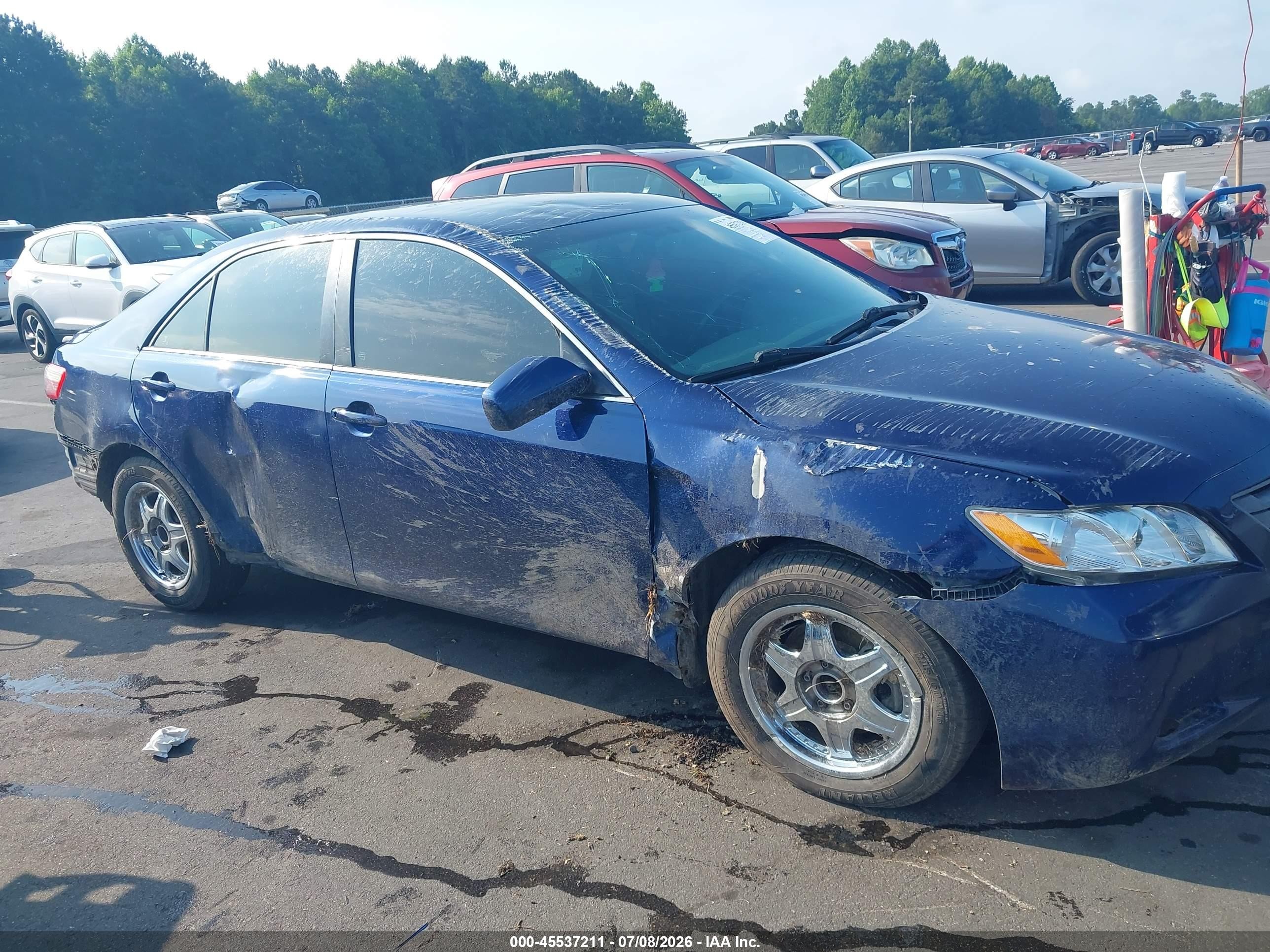 2008 Toyota Camry   Blue vin: 4T1BE46KX8U242997
