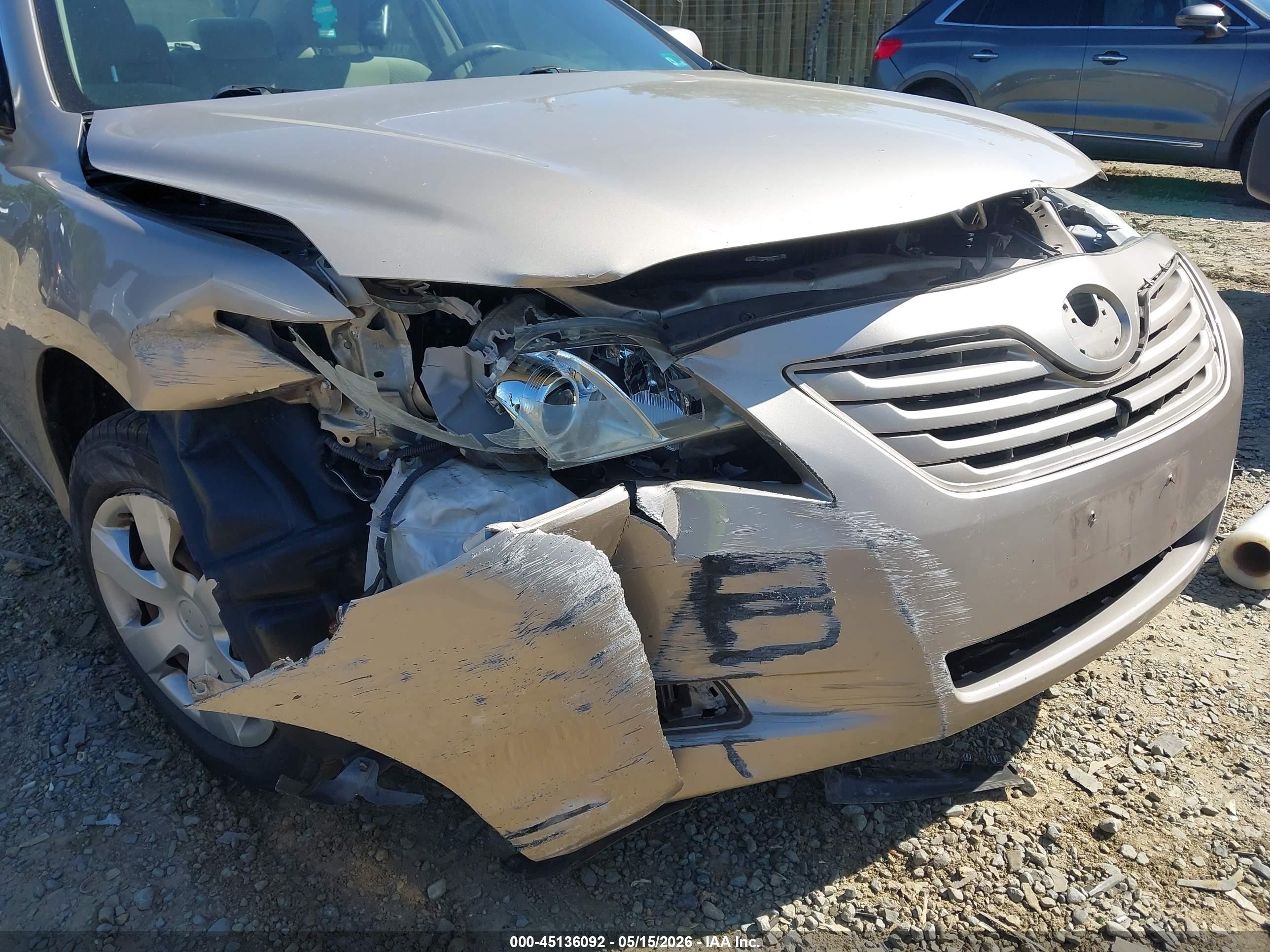 2008 Toyota Camry Le Бежевый vin: 4T1BE46KX8U245527