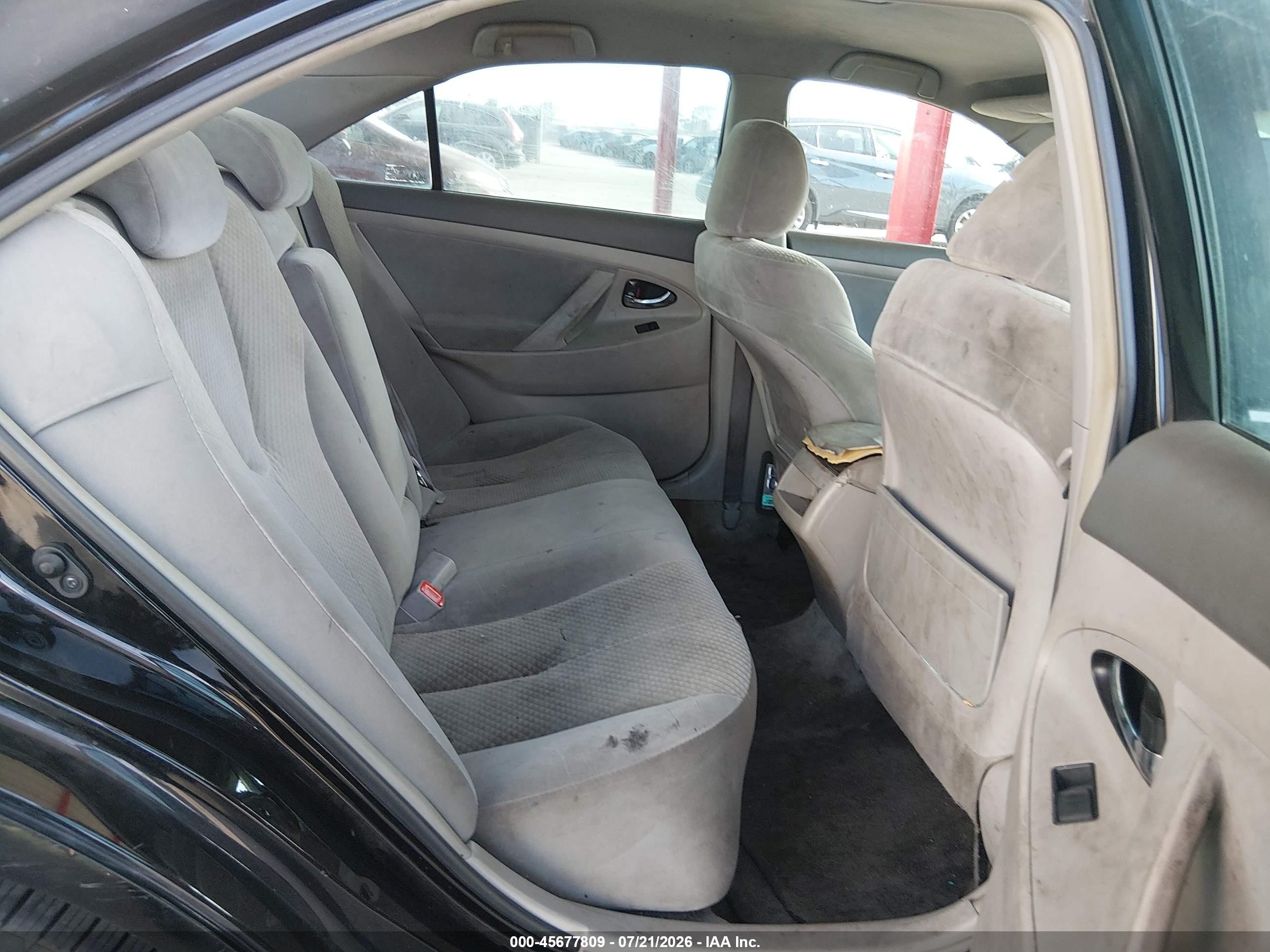 2008 Toyota Camry Le Black vin: 4T1BE46KX8U250730