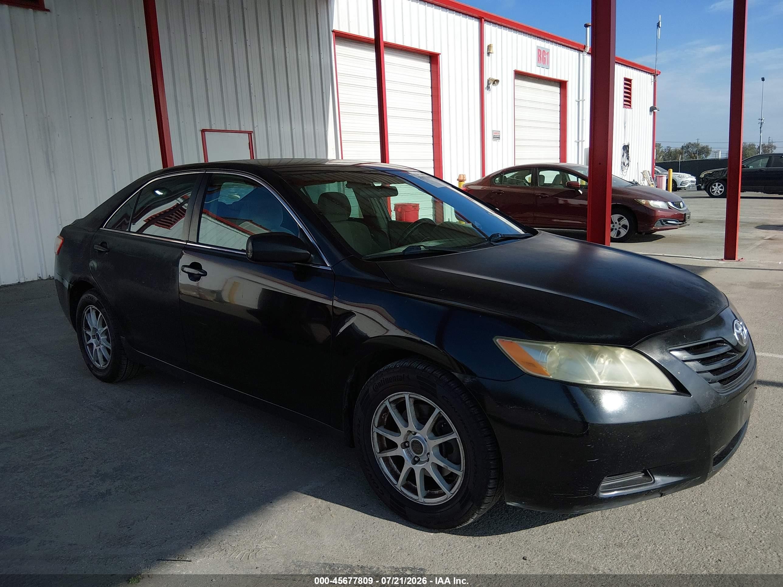 2008 Toyota Camry Le Black vin: 4T1BE46KX8U250730