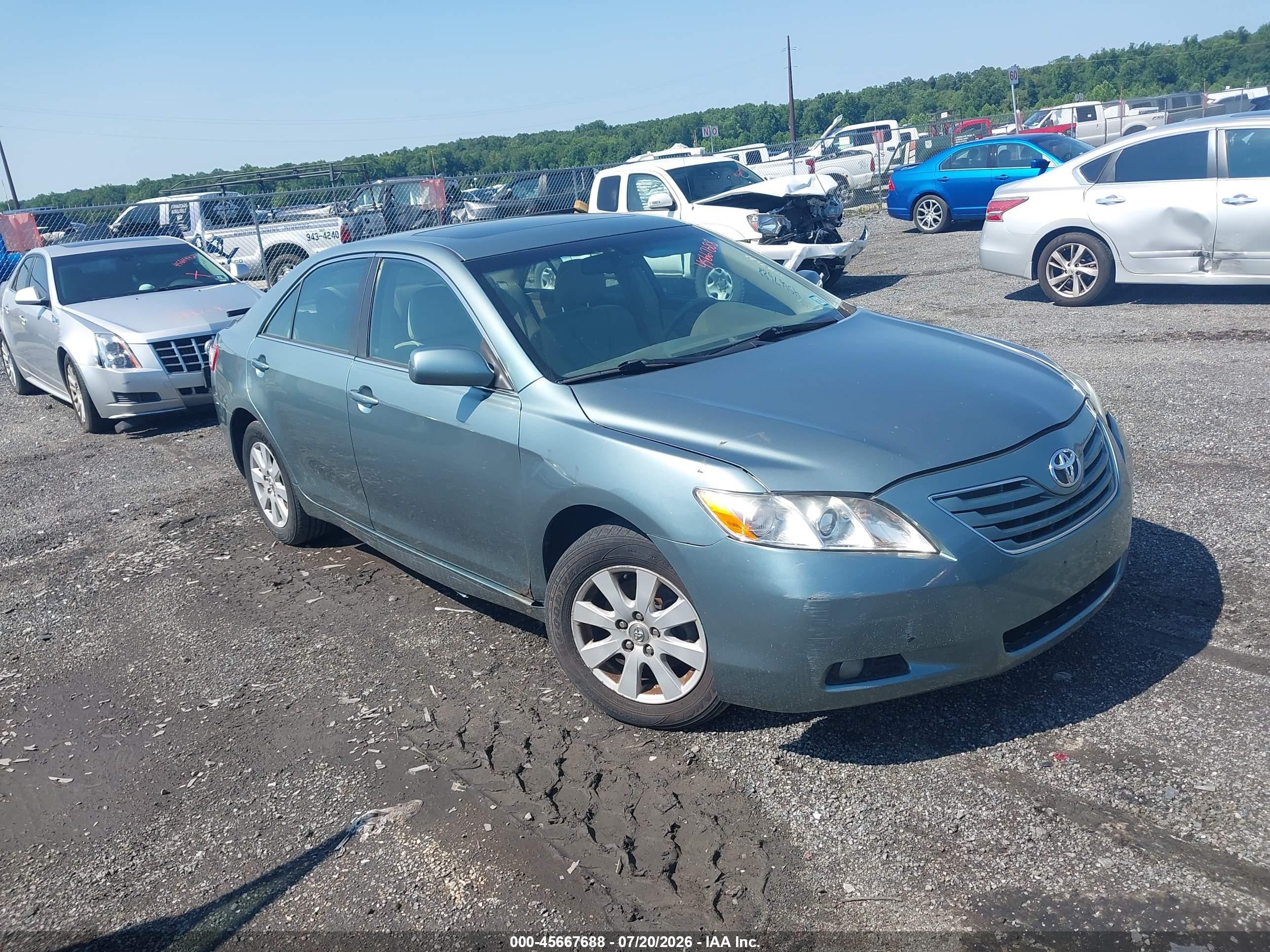 2008 Toyota Camry Xle Teal vin: 4T1BE46KX8U735305