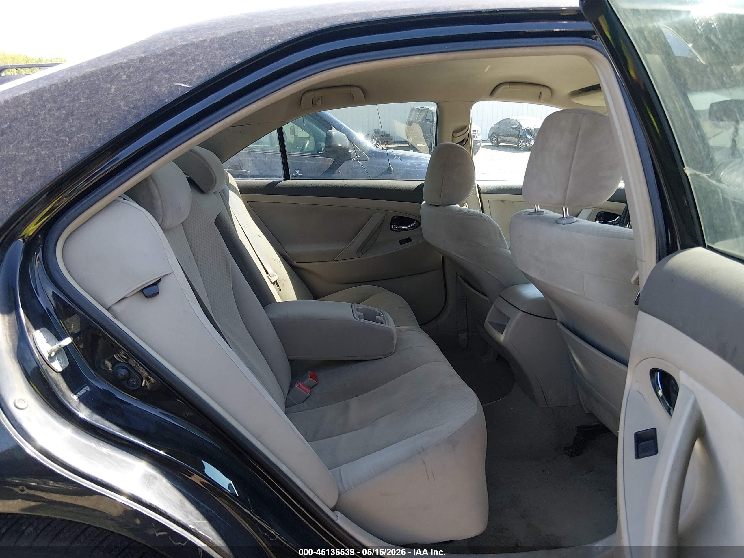 2008 Toyota Camry   Black vin: 4T1BE46KX8U735501
