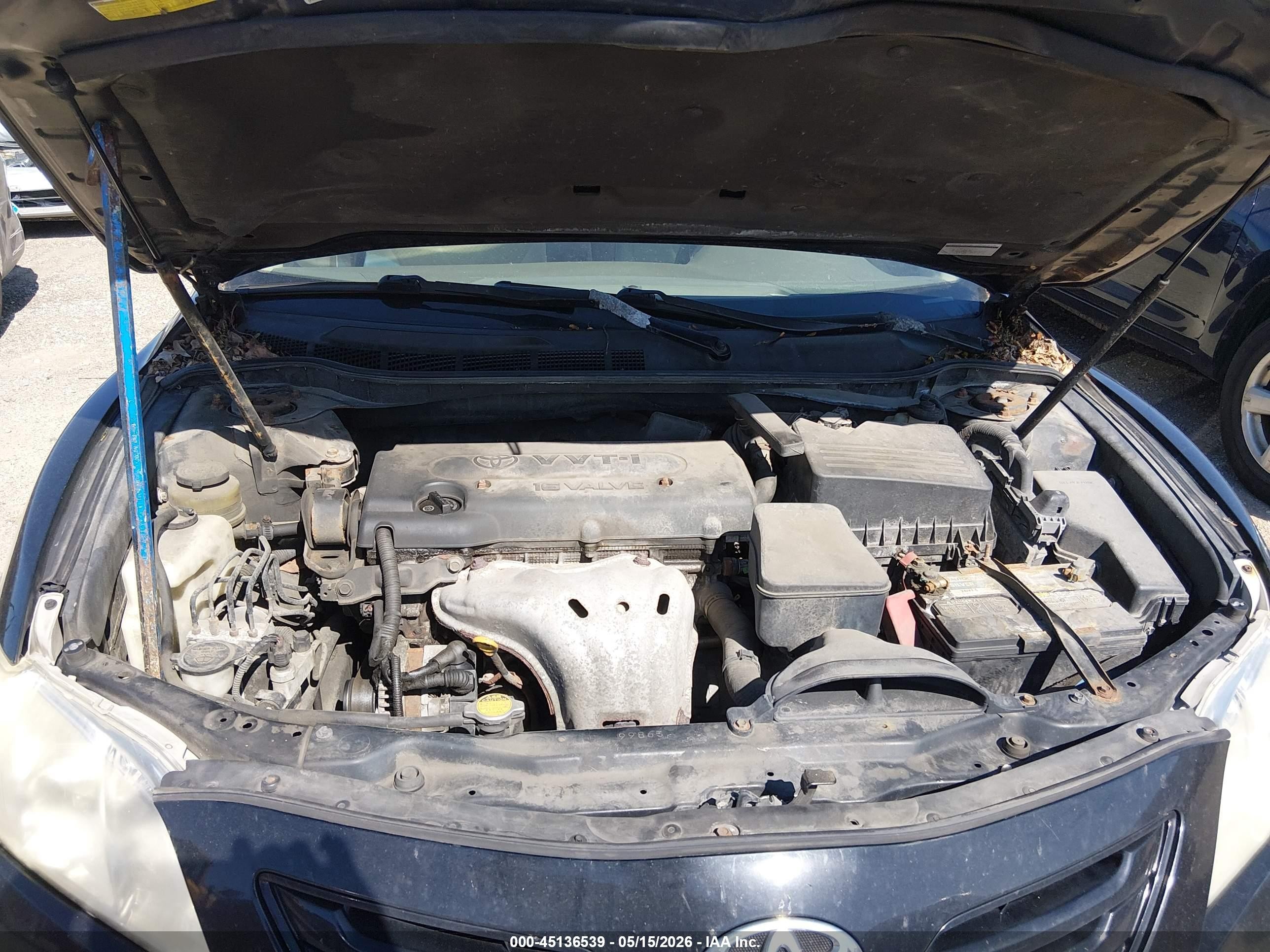 2008 Toyota Camry   Black vin: 4T1BE46KX8U735501