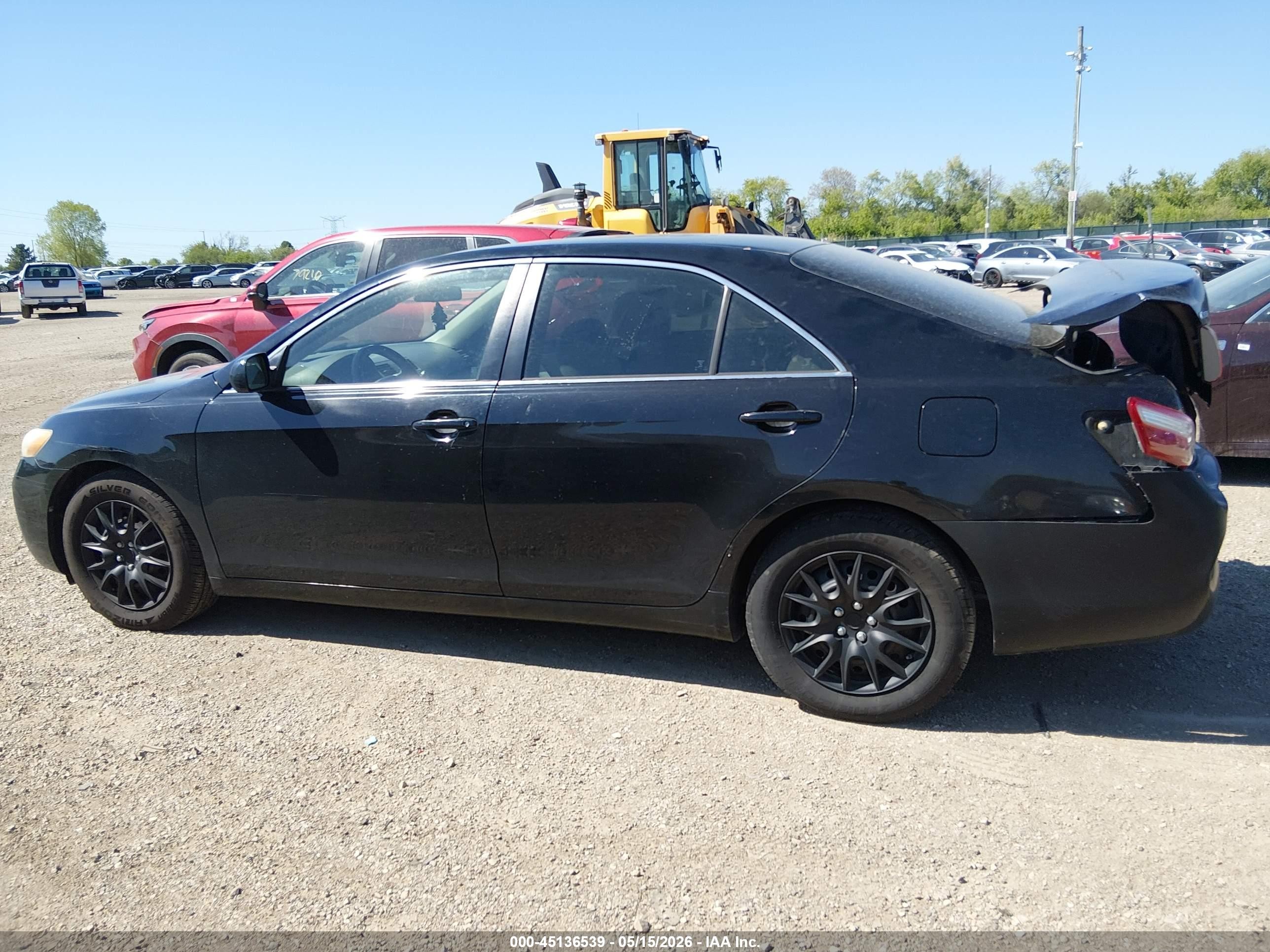 2008 Toyota Camry   Black vin: 4T1BE46KX8U735501