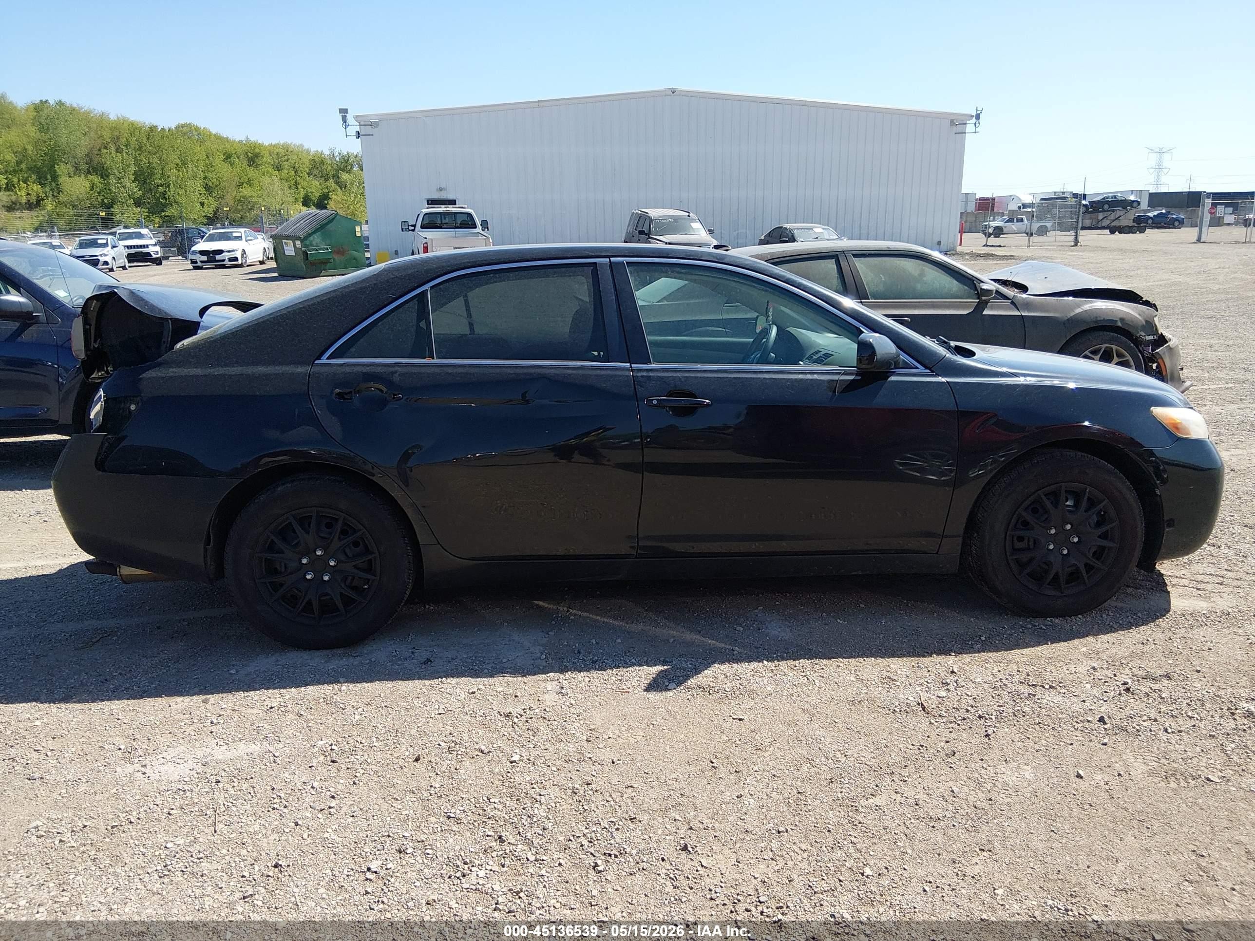 2008 Toyota Camry   Black vin: 4T1BE46KX8U735501