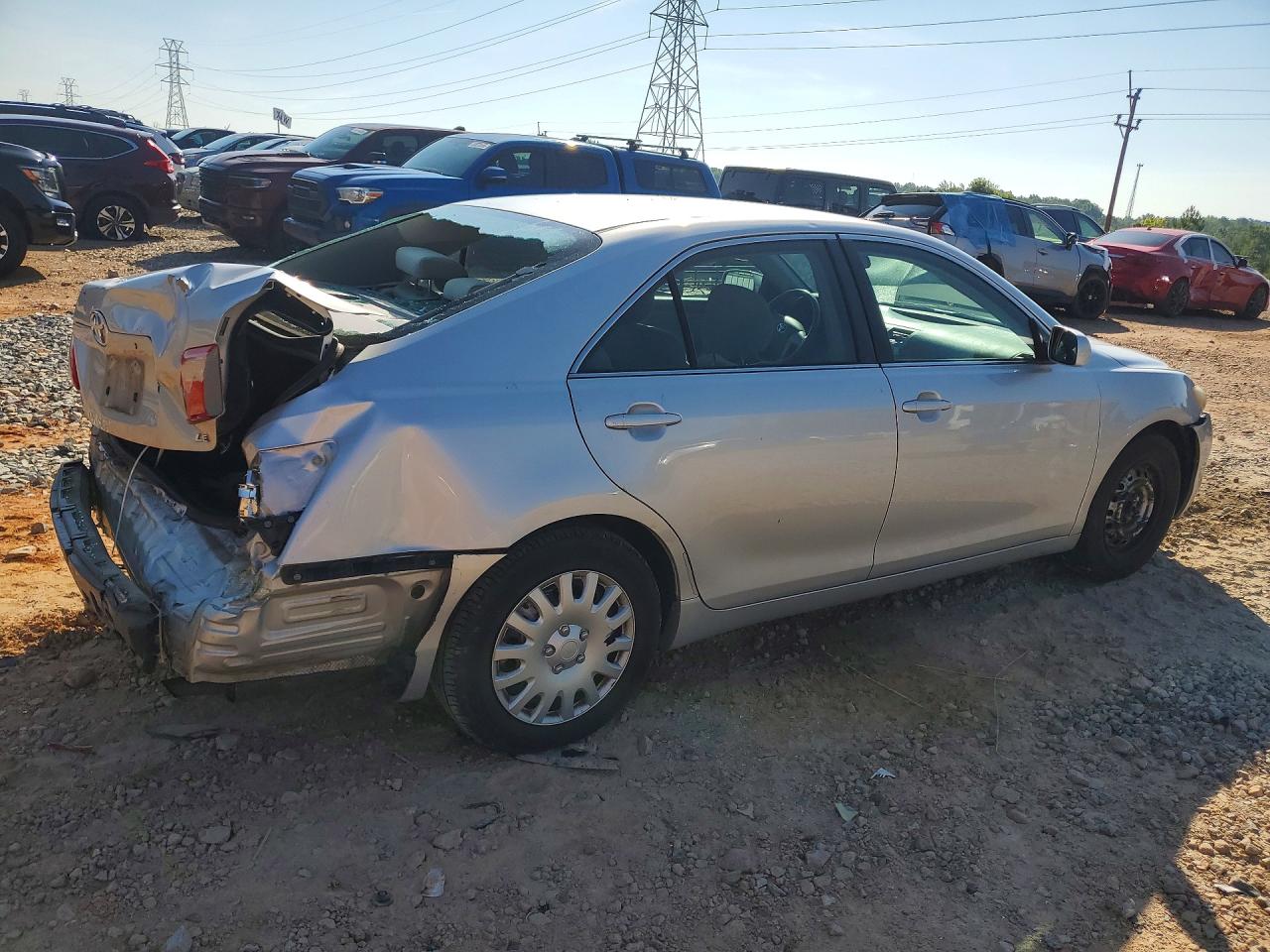 2008 Toyota Camry Silver vin: 4T1BE46KX8U746997
