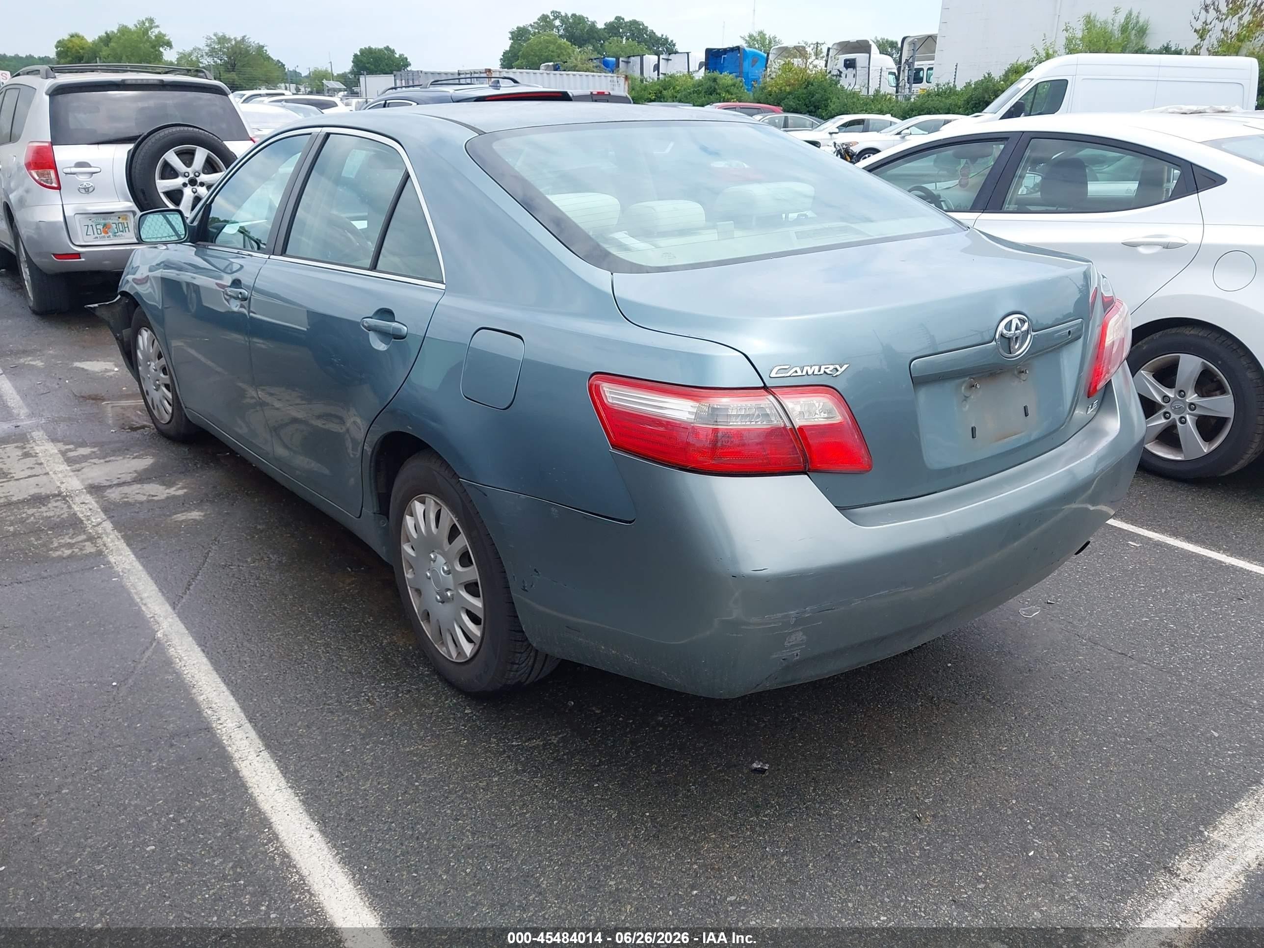 2008 Toyota Camry Le Green vin: 4T1BE46KX8U757434
