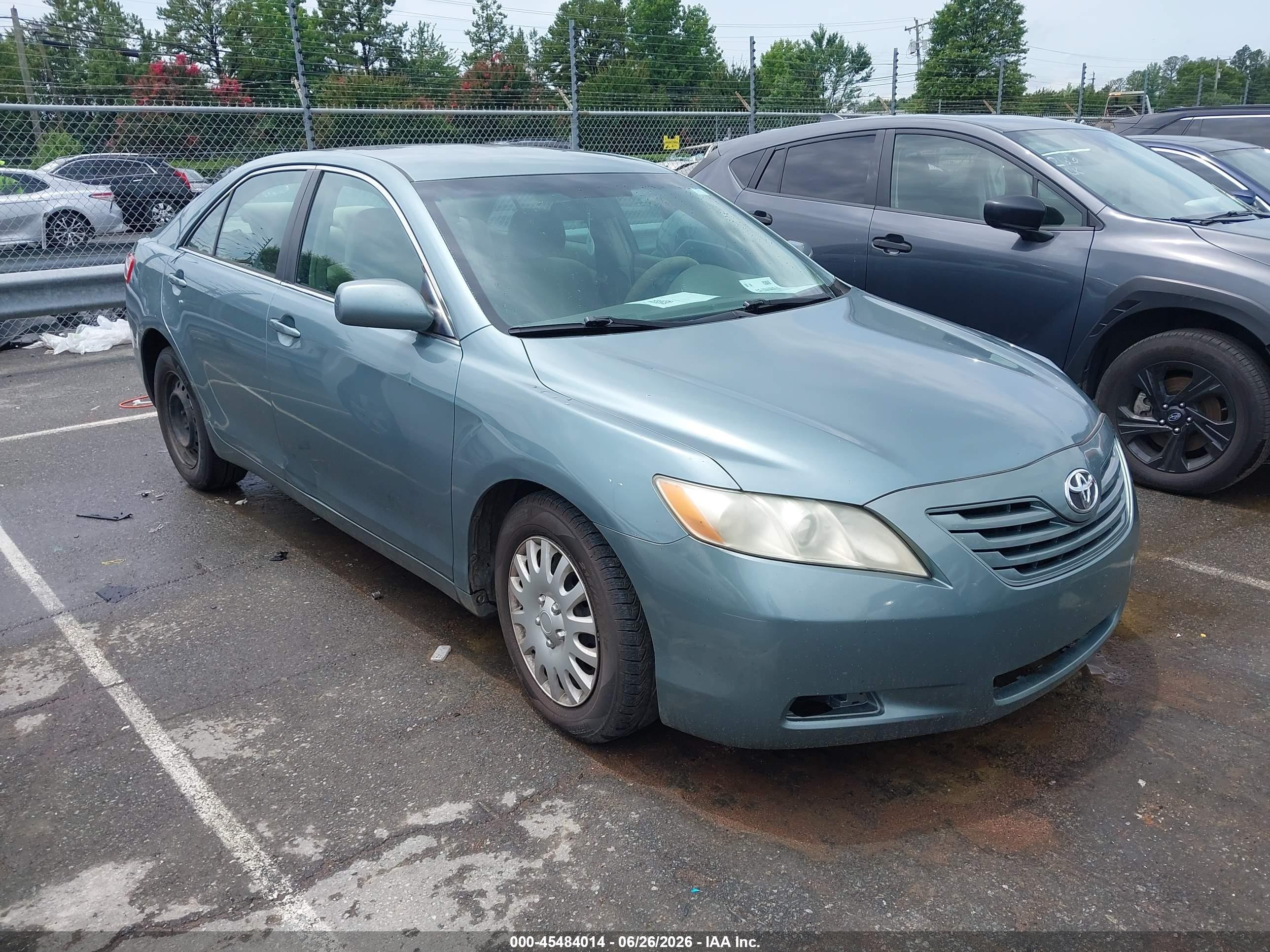 2008 Toyota Camry Le Green vin: 4T1BE46KX8U757434