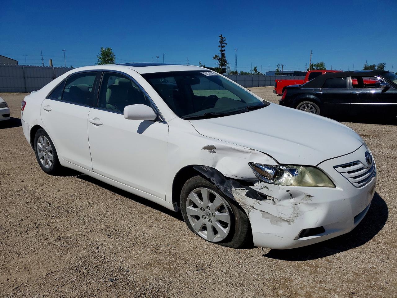 2008 Toyota Camry Xle White vin: 4T1BE46KX8U759183
