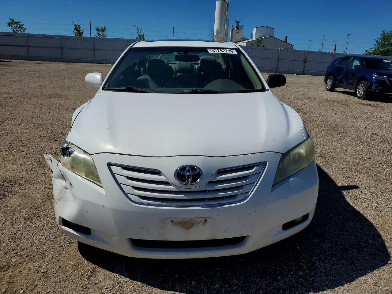 2008 Toyota Camry Xle White vin: 4T1BE46KX8U759183