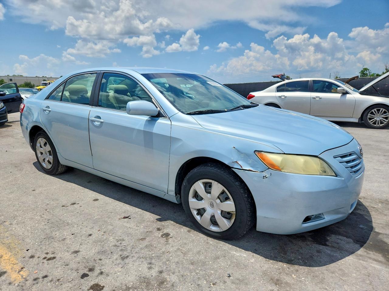 2008 Toyota Camry Le Синий vin: 4T1BE46KX8U774847
