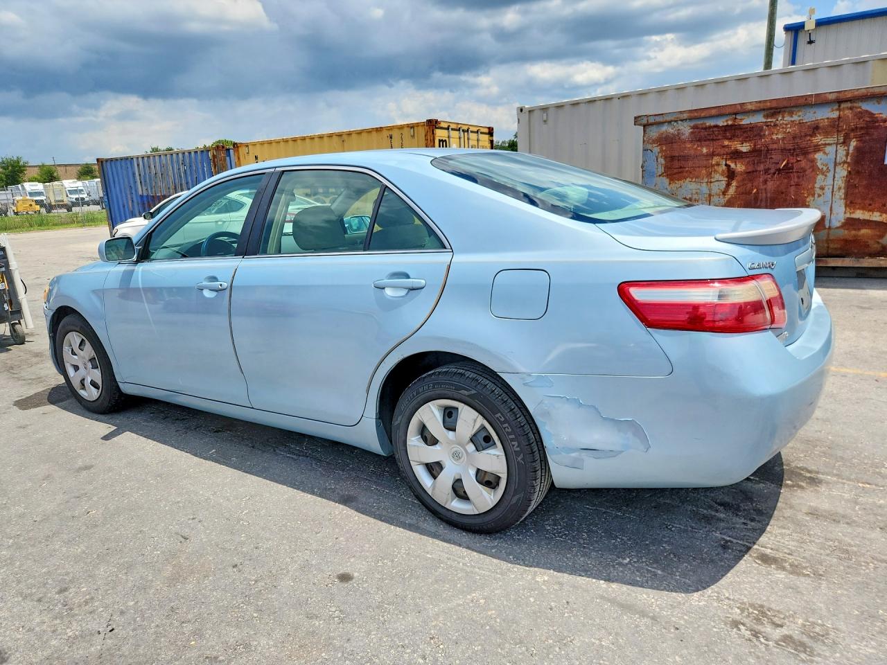 2008 Toyota Camry Le Синий vin: 4T1BE46KX8U774847