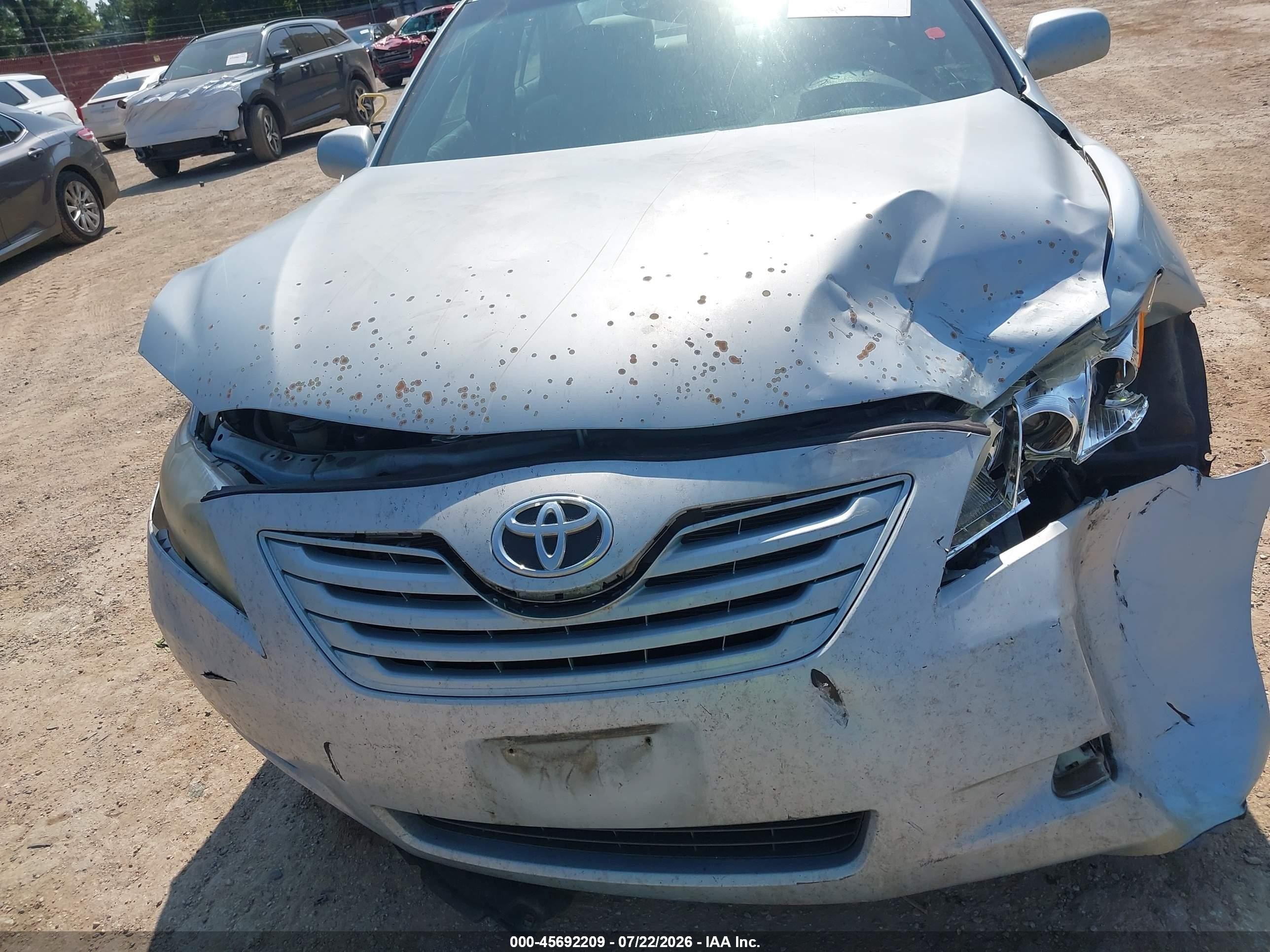 2008 Toyota Camry Le Blue vin: 4T1BE46KX8U780633