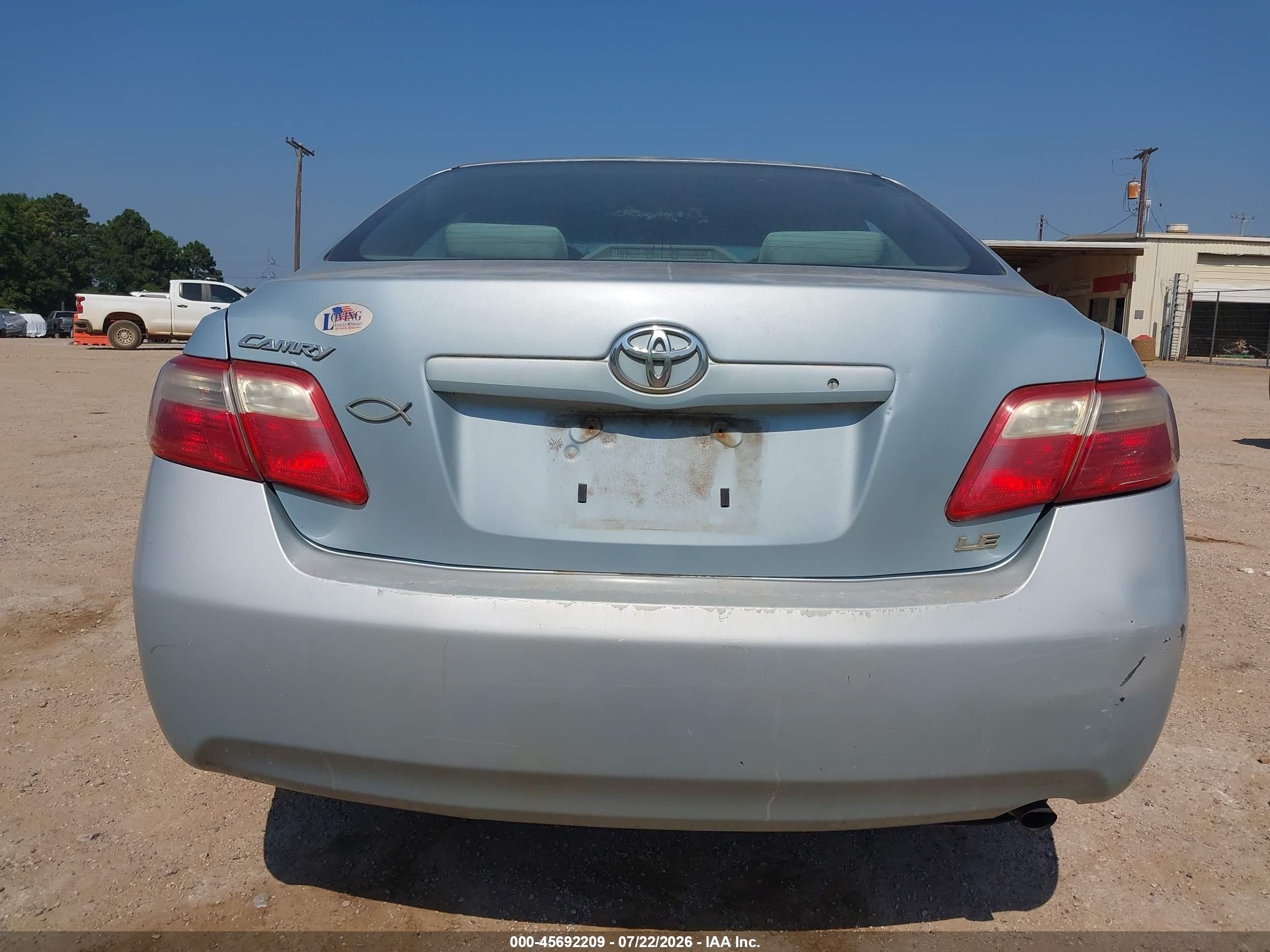 2008 Toyota Camry Le Blue vin: 4T1BE46KX8U780633