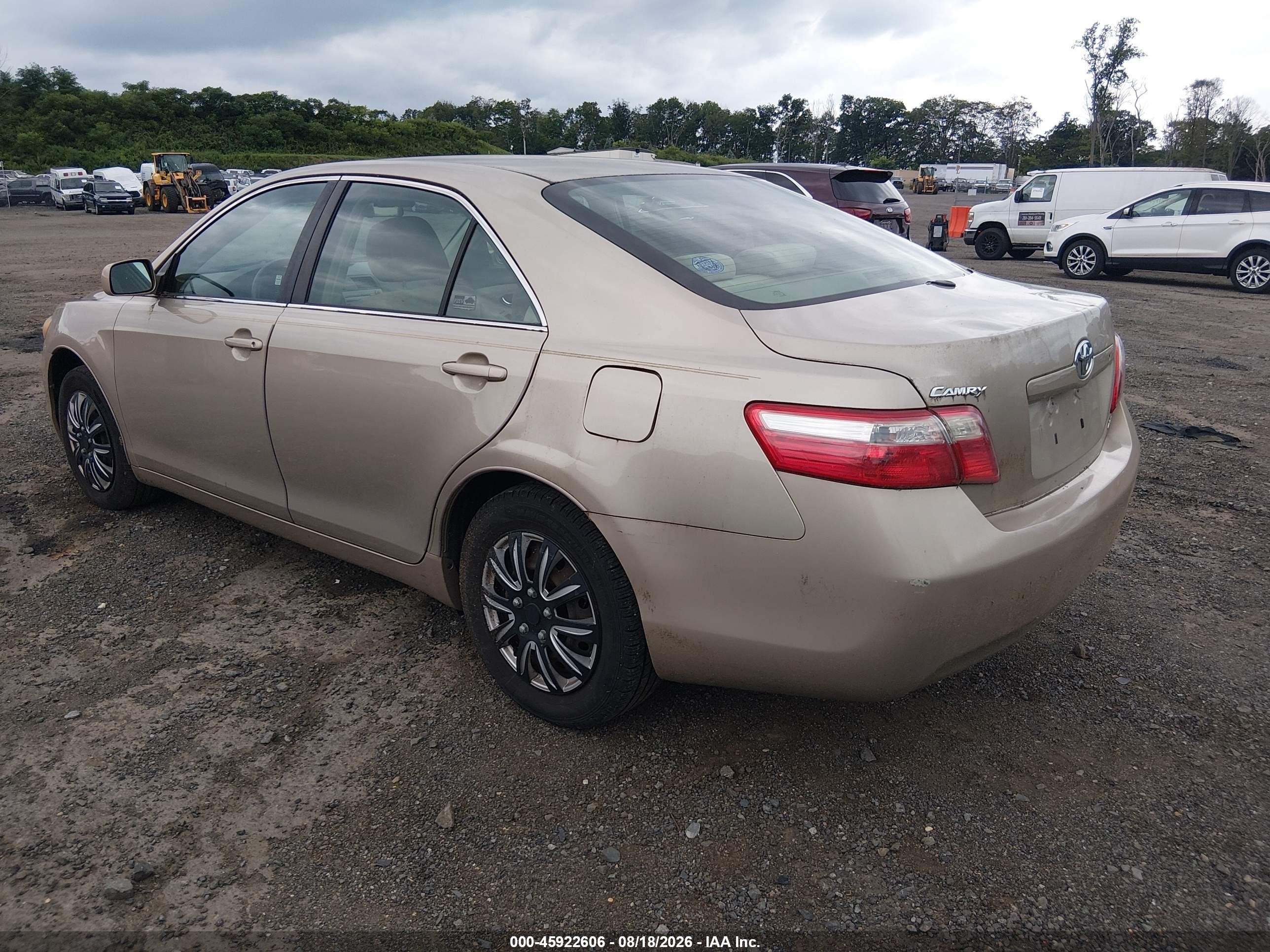 2008 Toyota Camry Le Tan vin: 4T1BE46KX8U787629