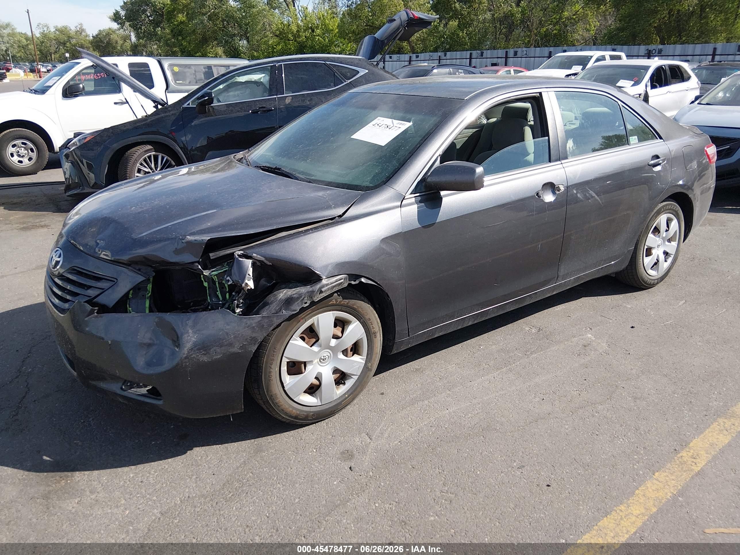 2009 Toyota Camry Le Gray vin: 4T1BE46KX9U344401