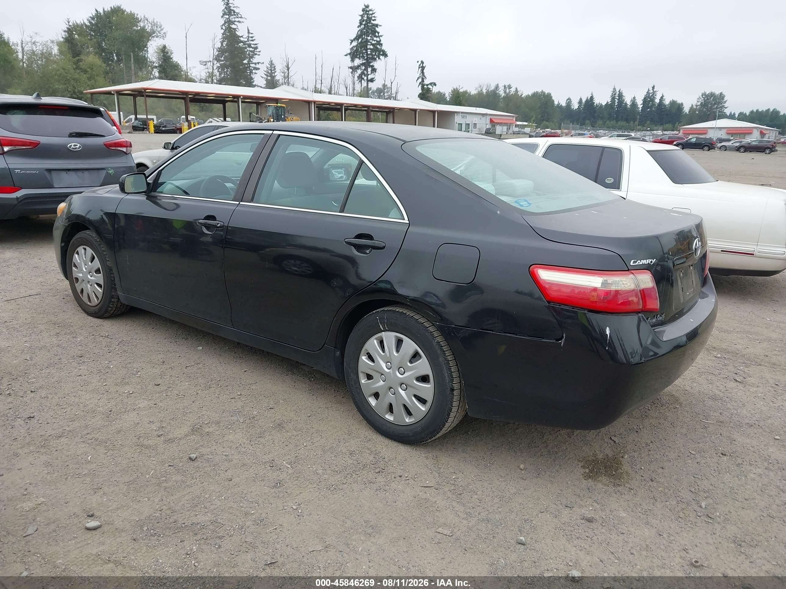 2009 Toyota Camry Le Black vin: 4T1BE46KX9U377110