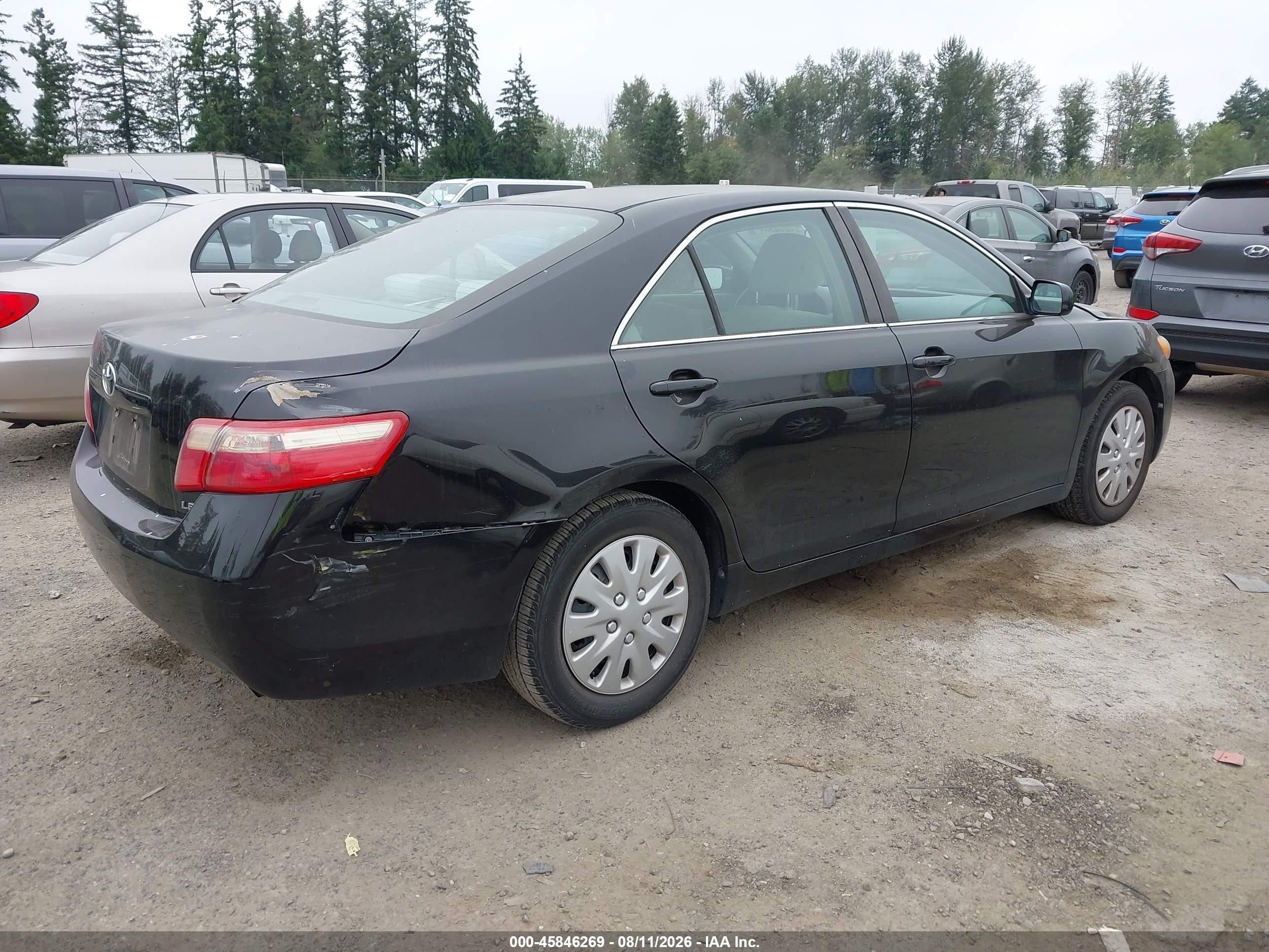 2009 Toyota Camry Le Black vin: 4T1BE46KX9U377110