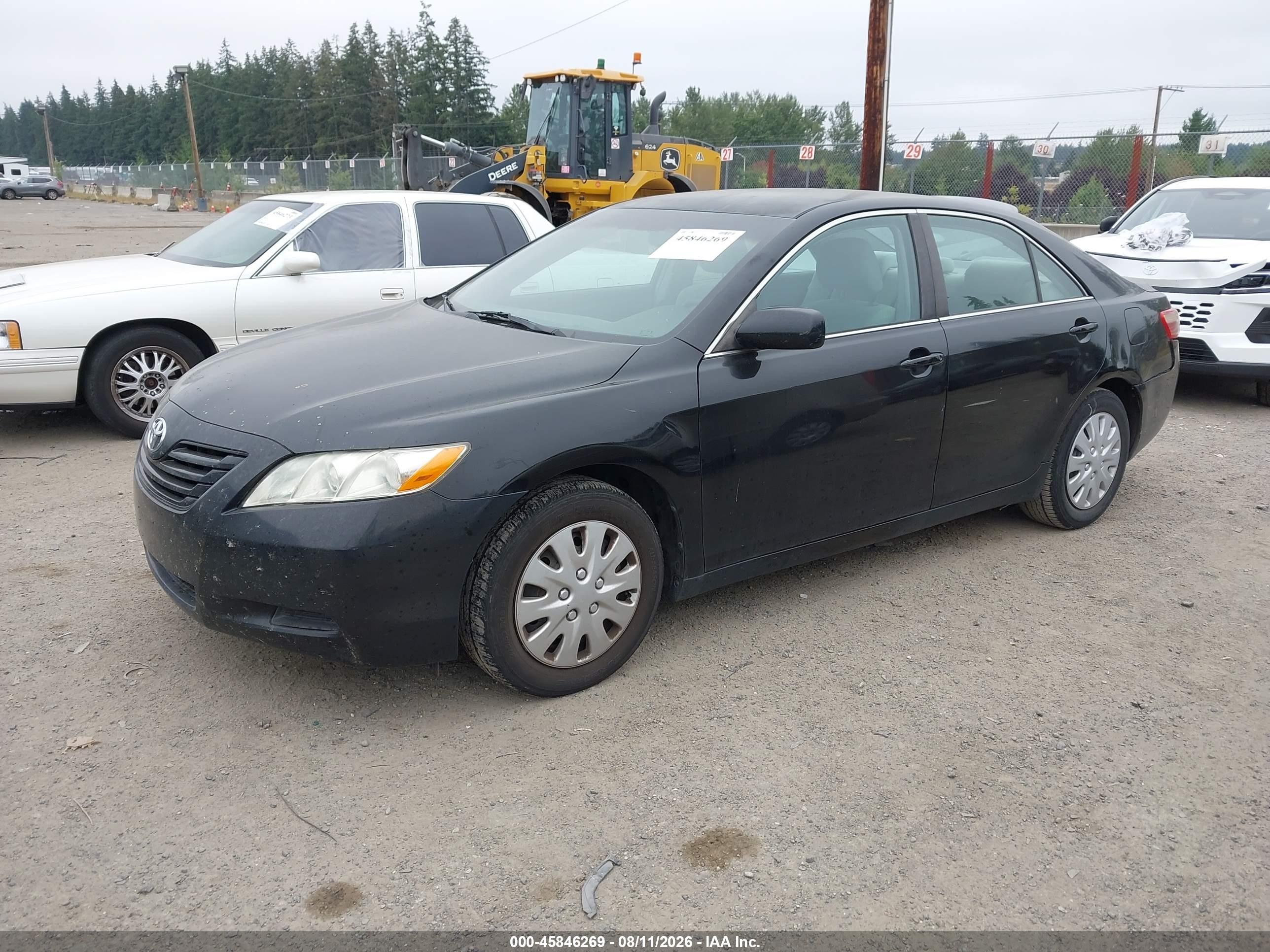 2009 Toyota Camry Le Black vin: 4T1BE46KX9U377110