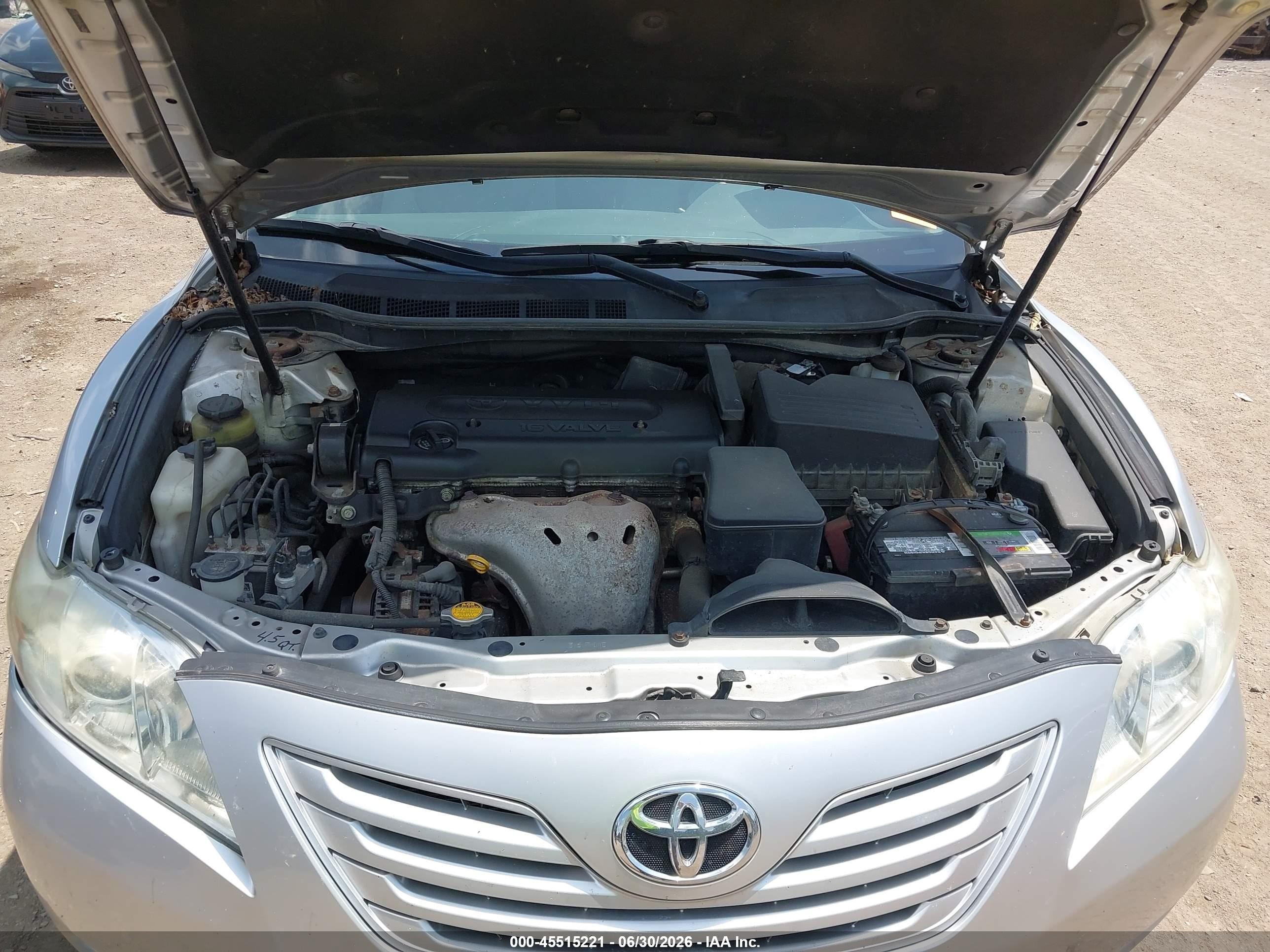 2009 Toyota Camry Le Silver vin: 4T1BE46KX9U386602
