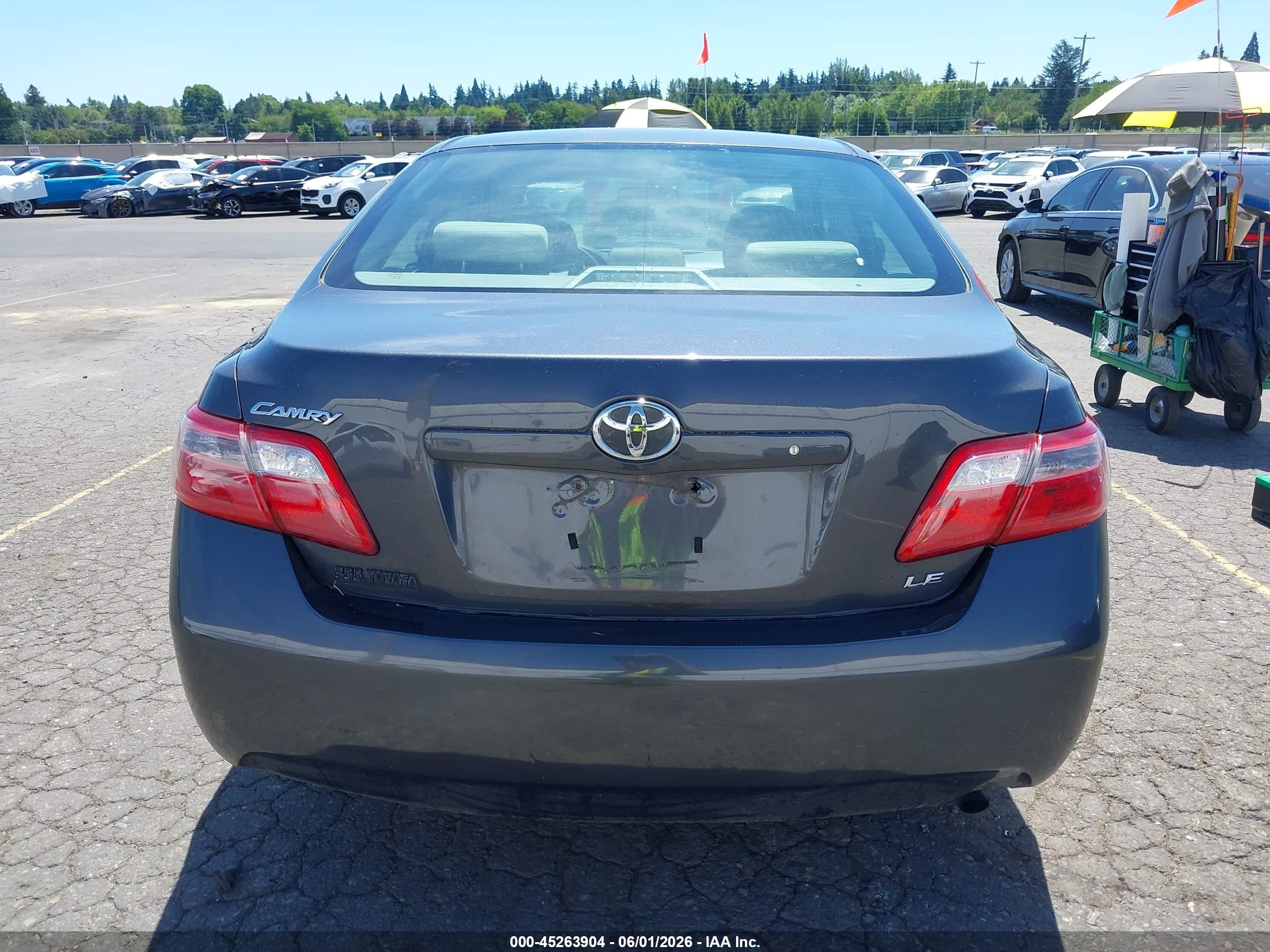2009 Toyota Camry Le Gray vin: 4T1BE46KX9U393873