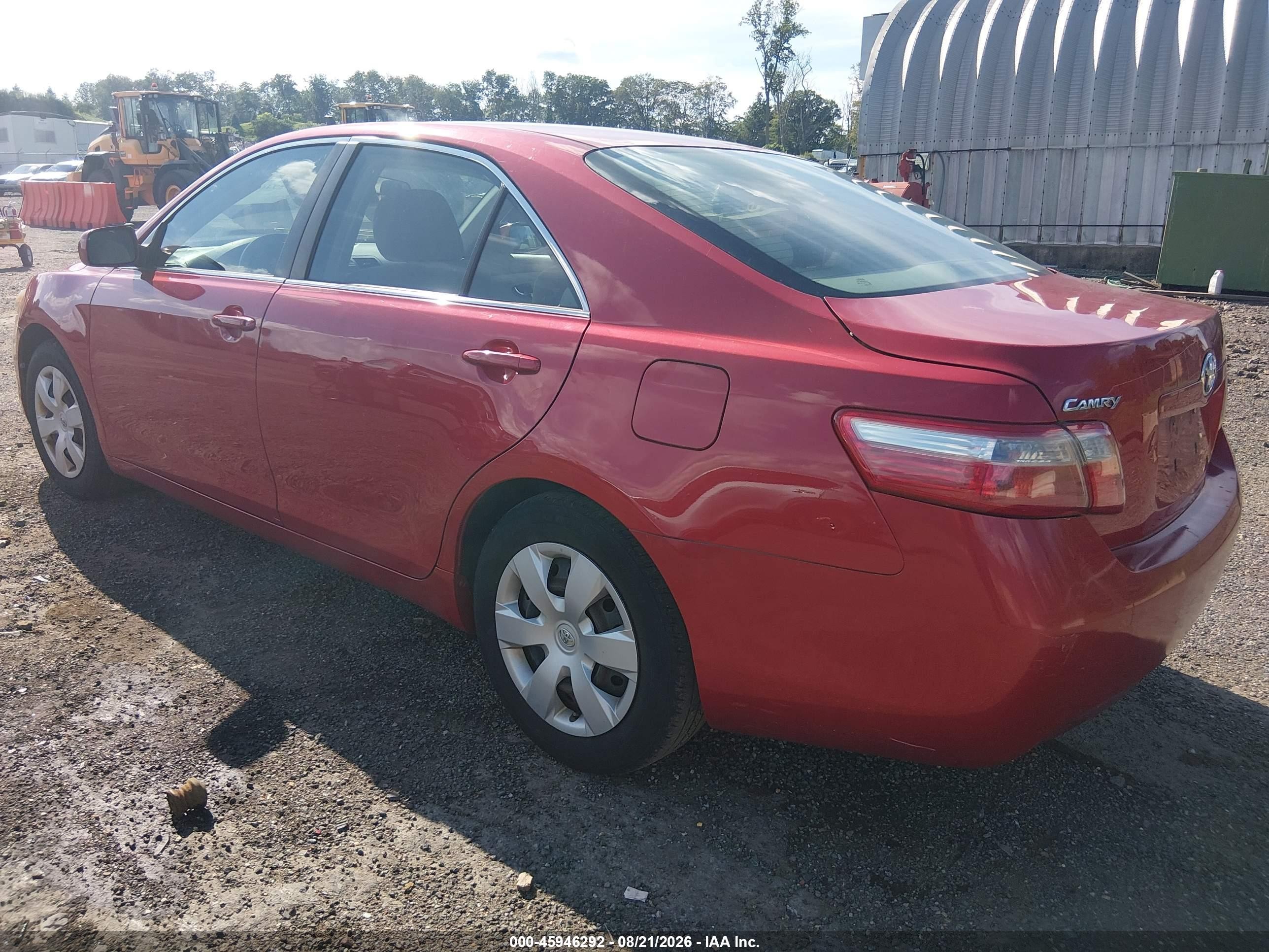 2009 Toyota Camry Le Красный vin: 4T1BE46KX9U398720