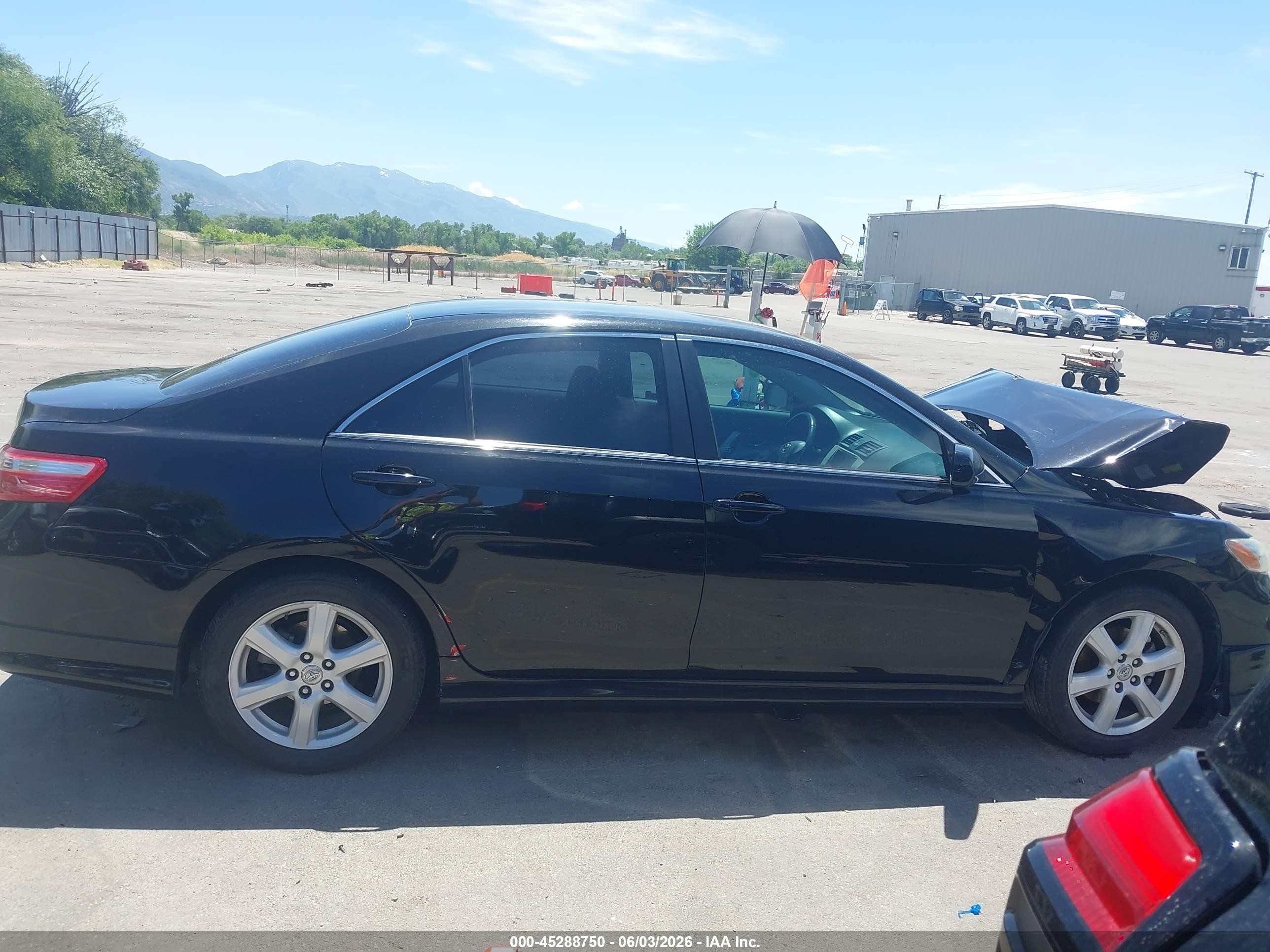 2009 Toyota Camry Se Black vin: 4T1BE46KX9U407142