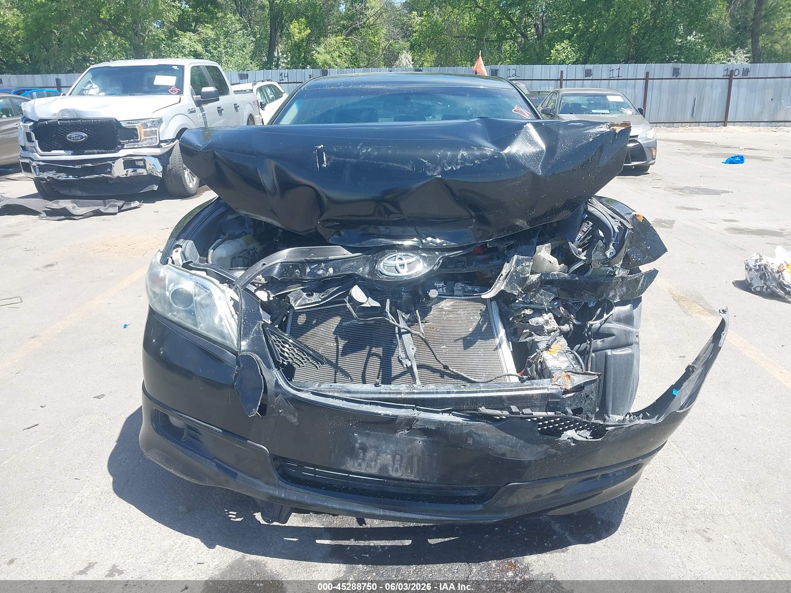 2009 Toyota Camry Se Black vin: 4T1BE46KX9U407142