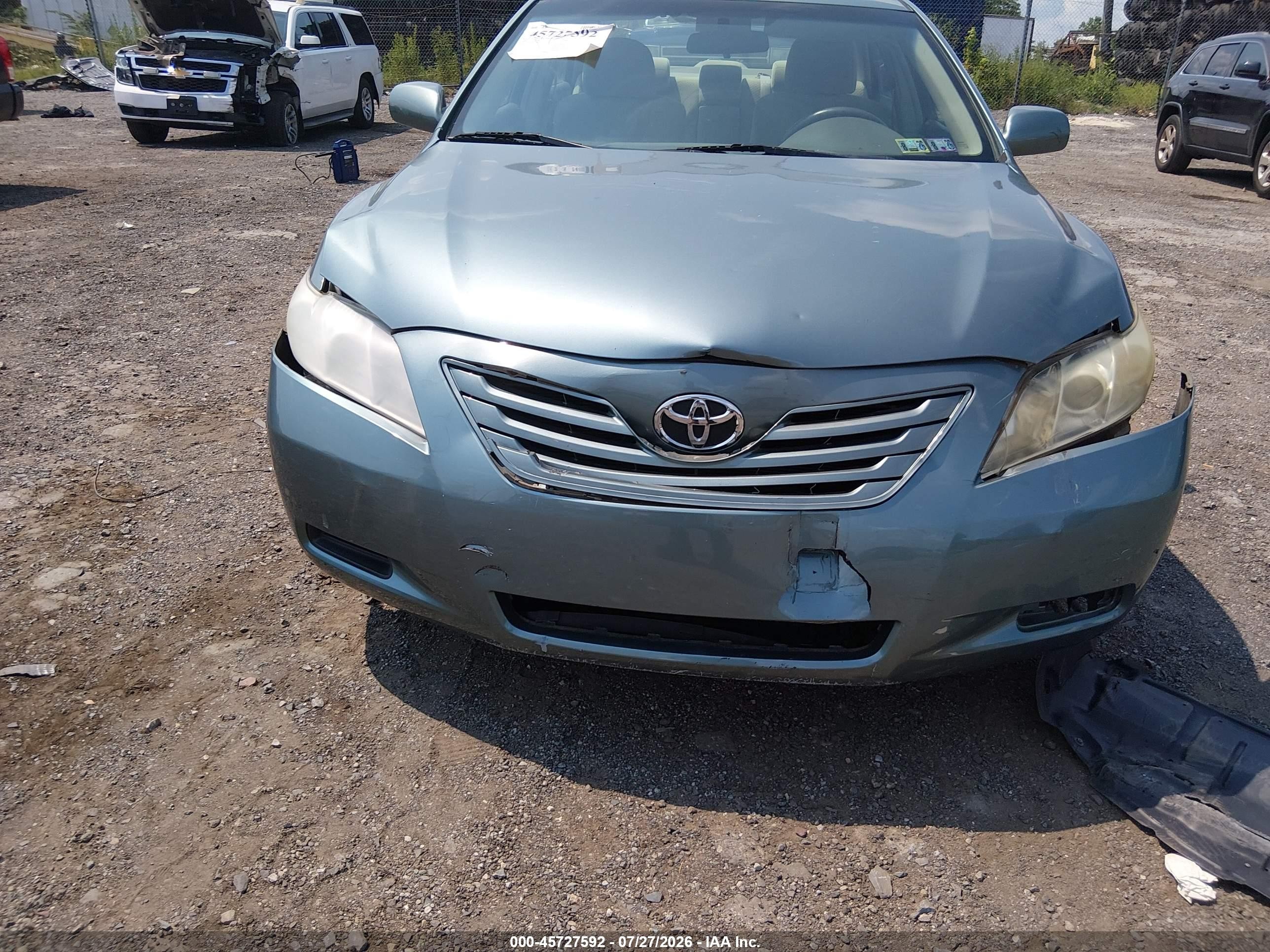 2009 Toyota Camry Le Turquoise vin: 4T1BE46KX9U866333