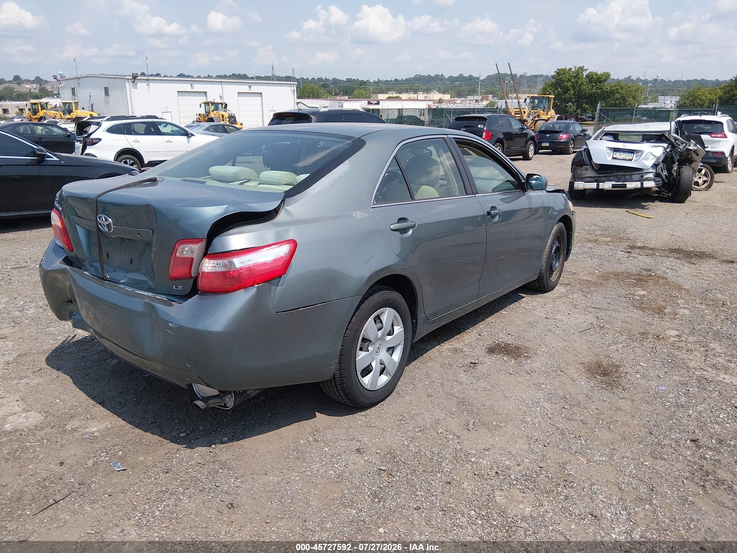 2009 Toyota Camry Le Turquoise vin: 4T1BE46KX9U866333