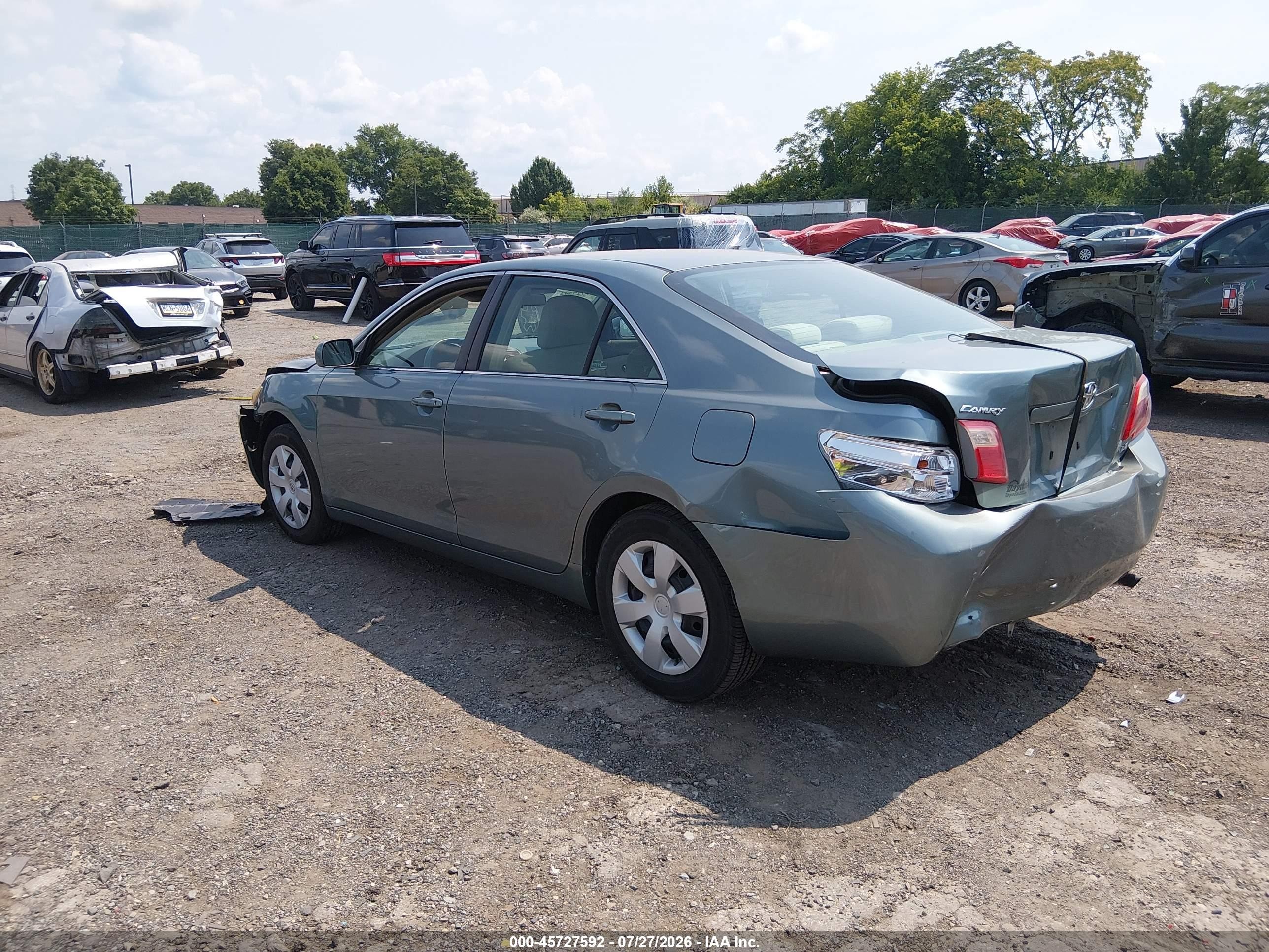 2009 Toyota Camry Le Turquoise vin: 4T1BE46KX9U866333