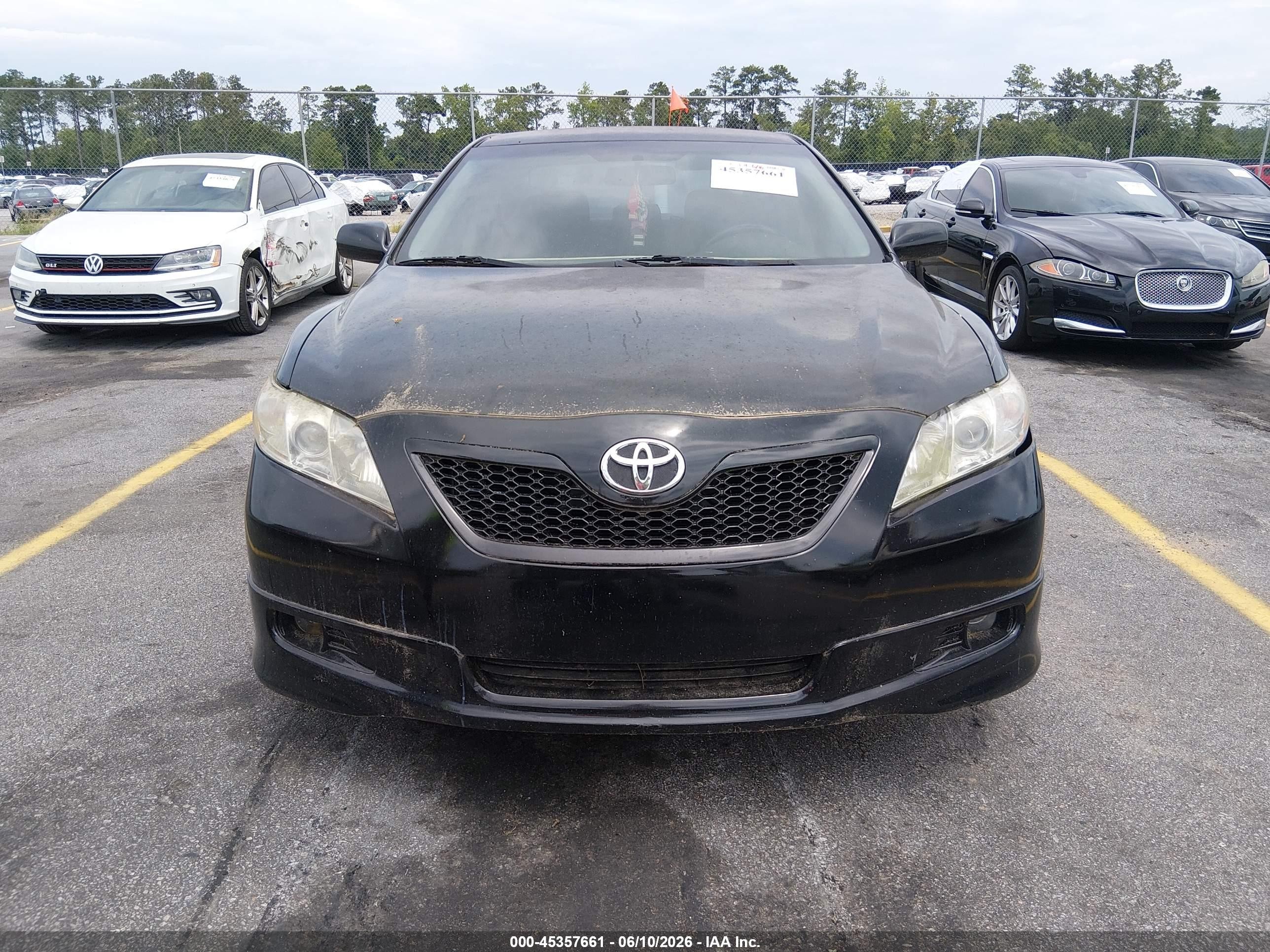 2009 Toyota Camry Se Black vin: 4T1BE46KX9U875937