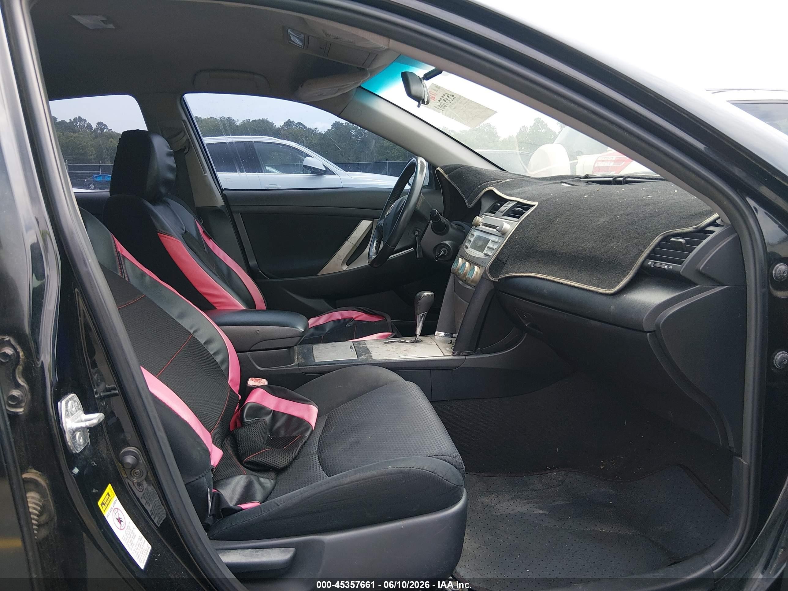 2009 Toyota Camry Se Black vin: 4T1BE46KX9U875937